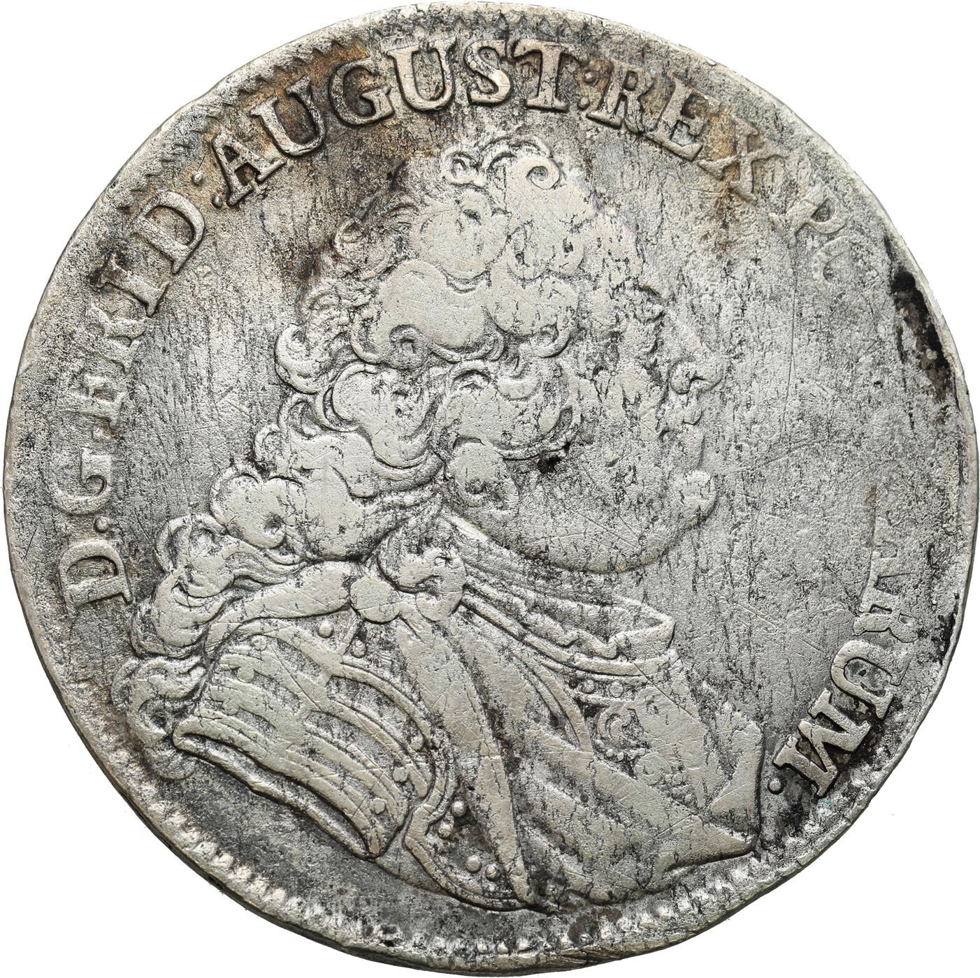 August III Sas. 1/3 Talara (1/2 Guldena) 1752, Drezno