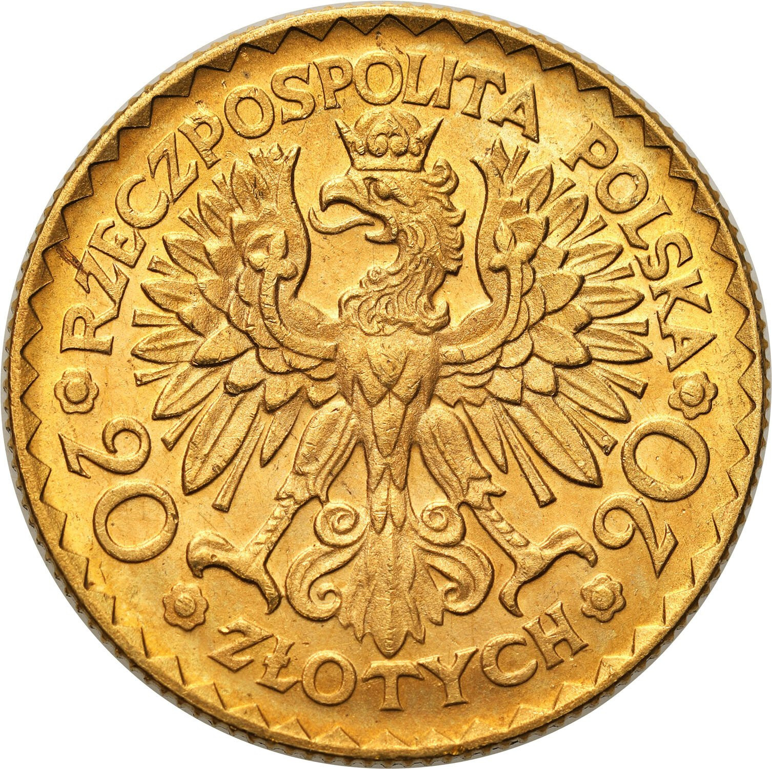 II RP. 20 złotych 1925 Bolesław Chrobry - ŁADNA