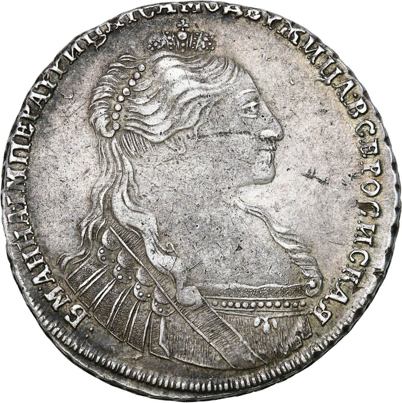 Rosja. Anna. Rubel 1735, Moskwa