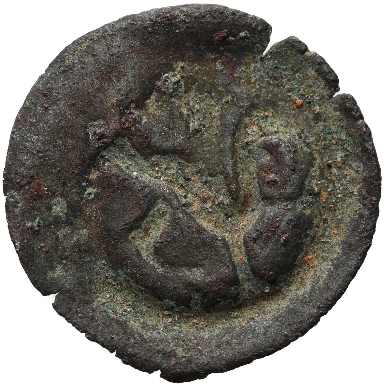 Pomorze Wschodnie, Sambor II Tczewski (1233–1278), brakteat przed 1277, Tczew?, Gryf kroczący w lewo