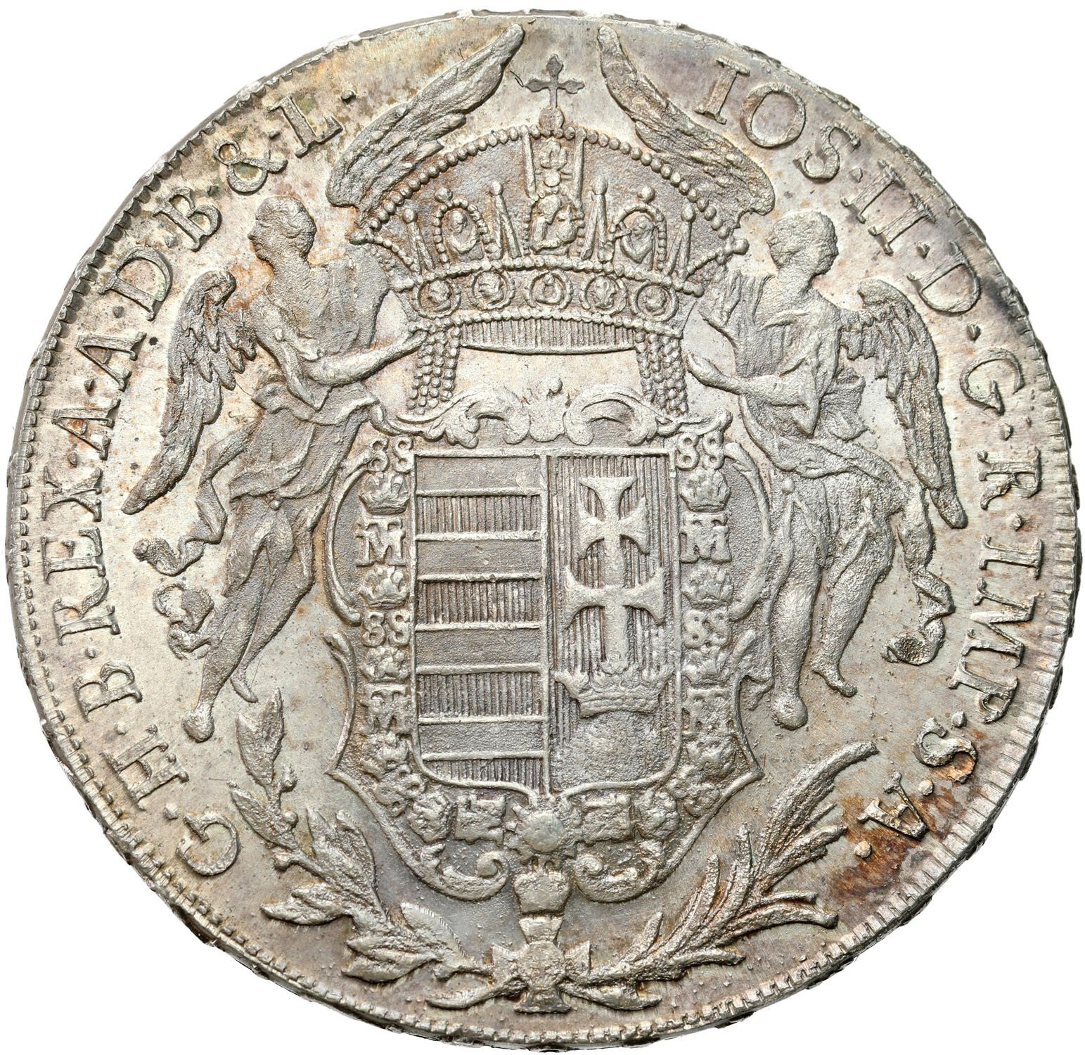 Węgry, Józef II (1765-1790). Talar 1782 B, Kremnica - CUDOWNY