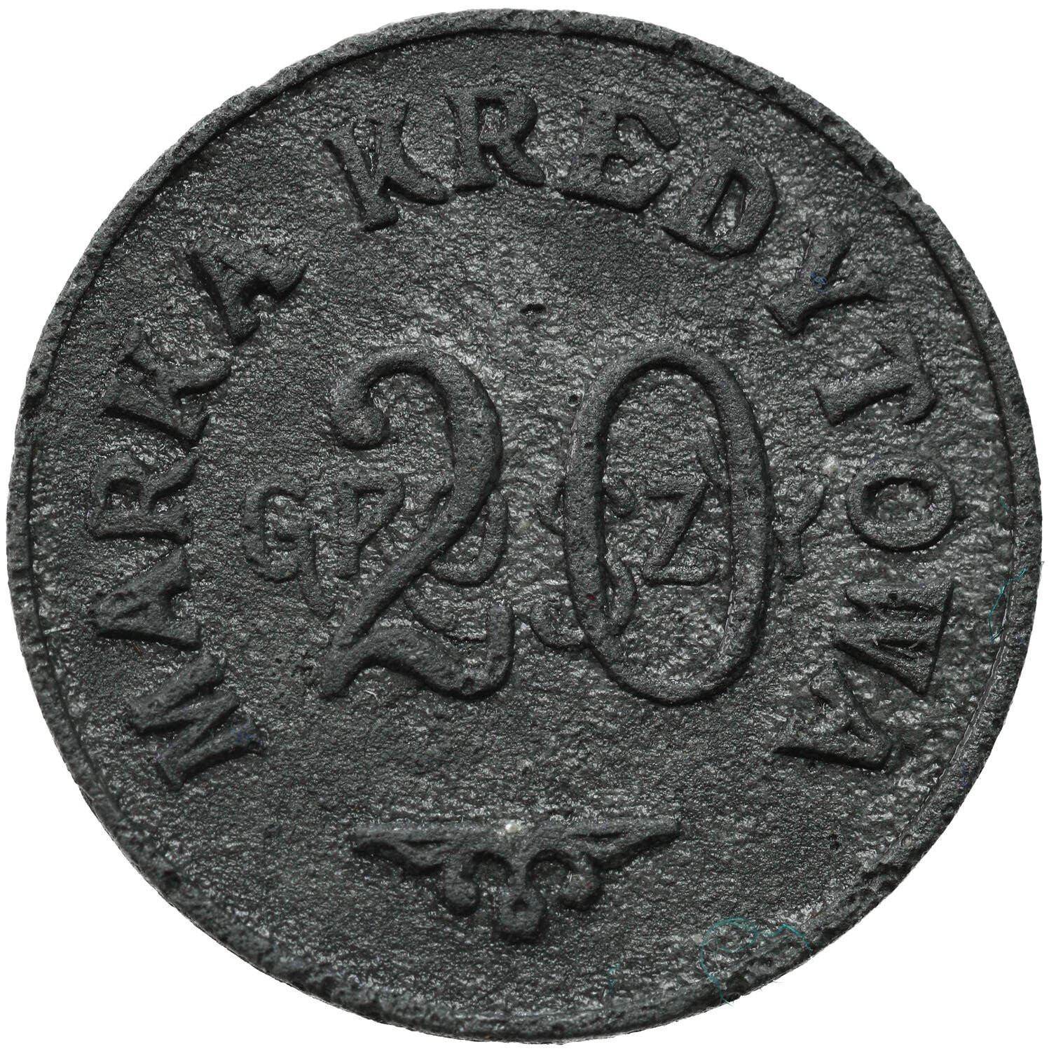 Nowa Wilejka - 20 groszy Spółdzielni Żołnierskiej 85 Pułku Strzelców Wileńskich - RZADKOŚĆ R7