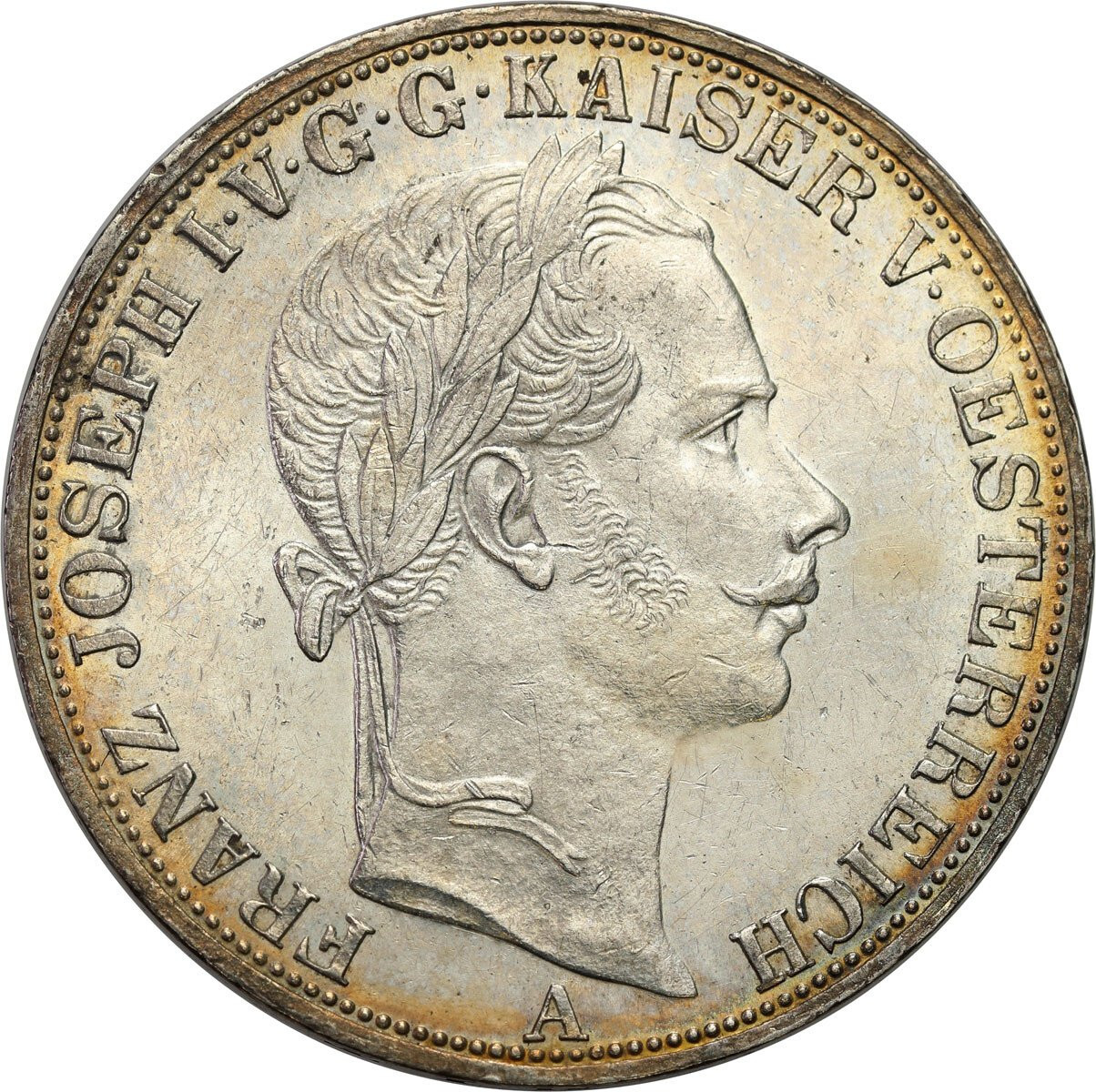 Austria, Franciszek Józef I. Talar 1858 A, Wiedeń