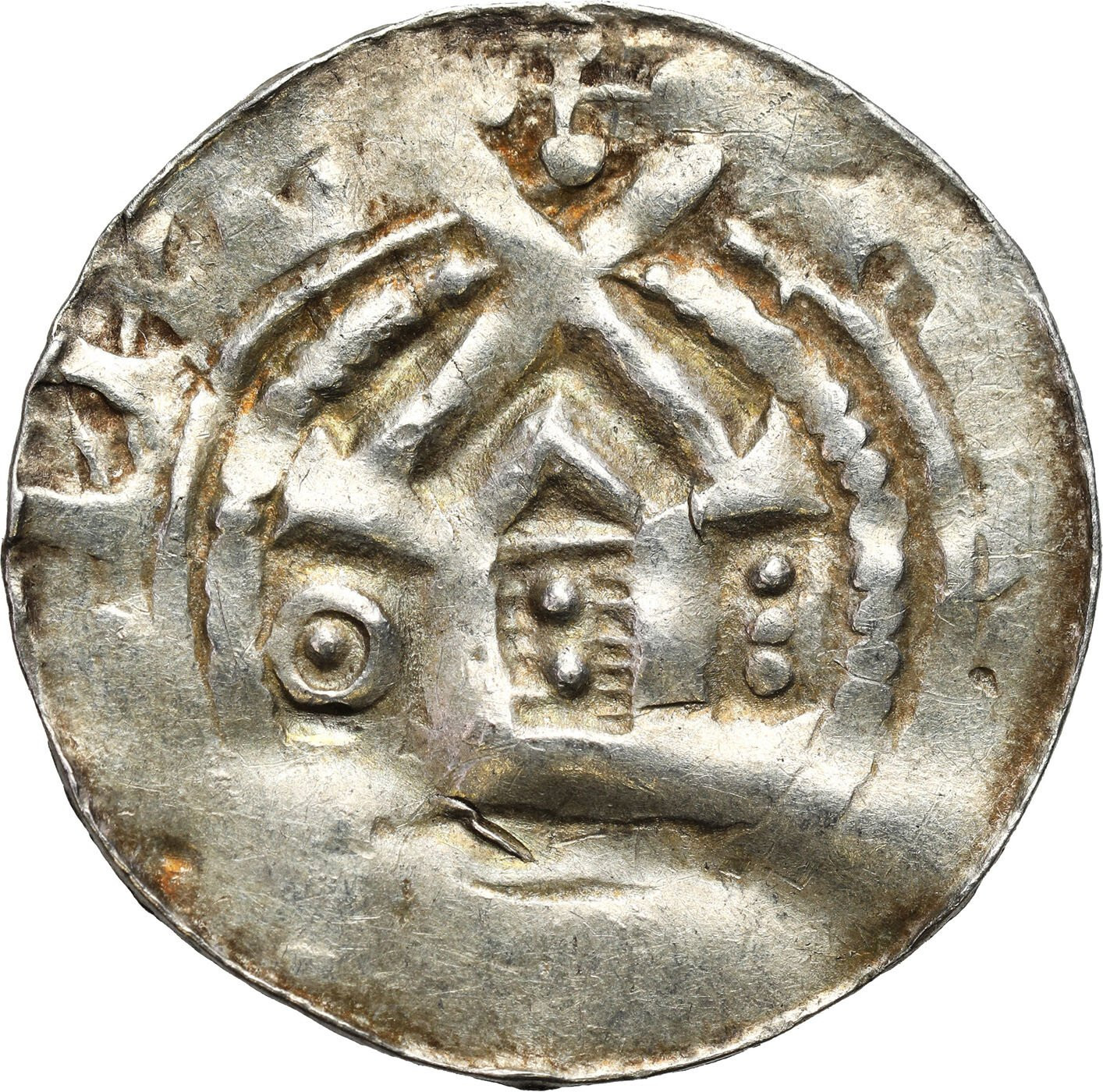 Niemcy, Saksonia. Otto III? (983–1002). Naśladownictwo denara typu OAP X/XI wiek
