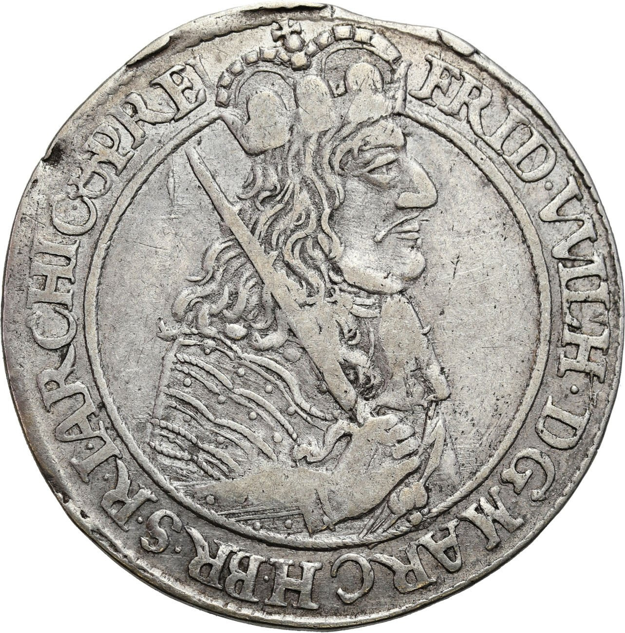 Niemcy, Brandenburgia-Prusy. Fryderyk Wilhelm (1640-1688). Ort 1667, Królewiec