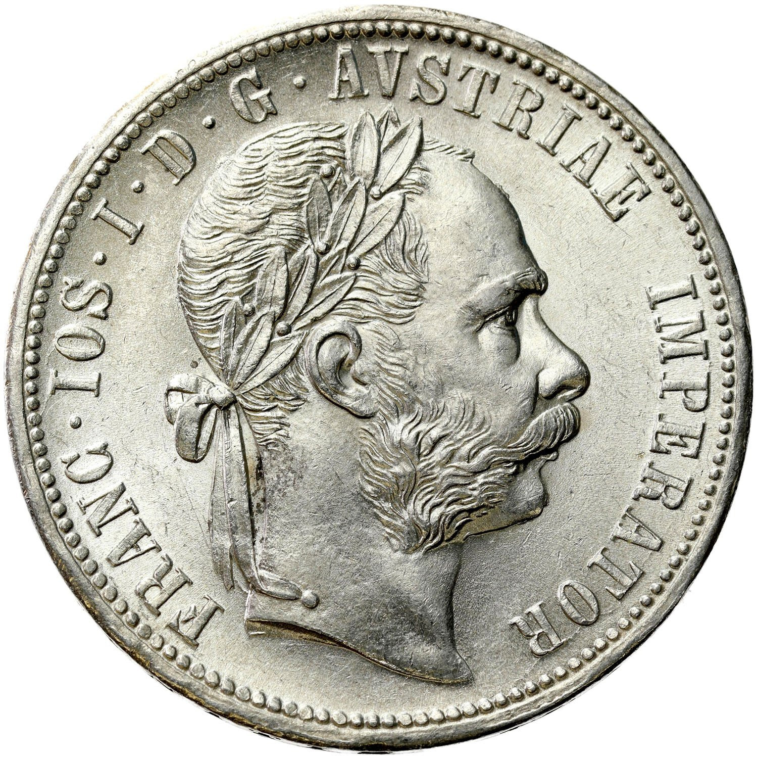 Austria. Franciszek Józef I (1848–1916). 1 floren 1878, Wiedeń