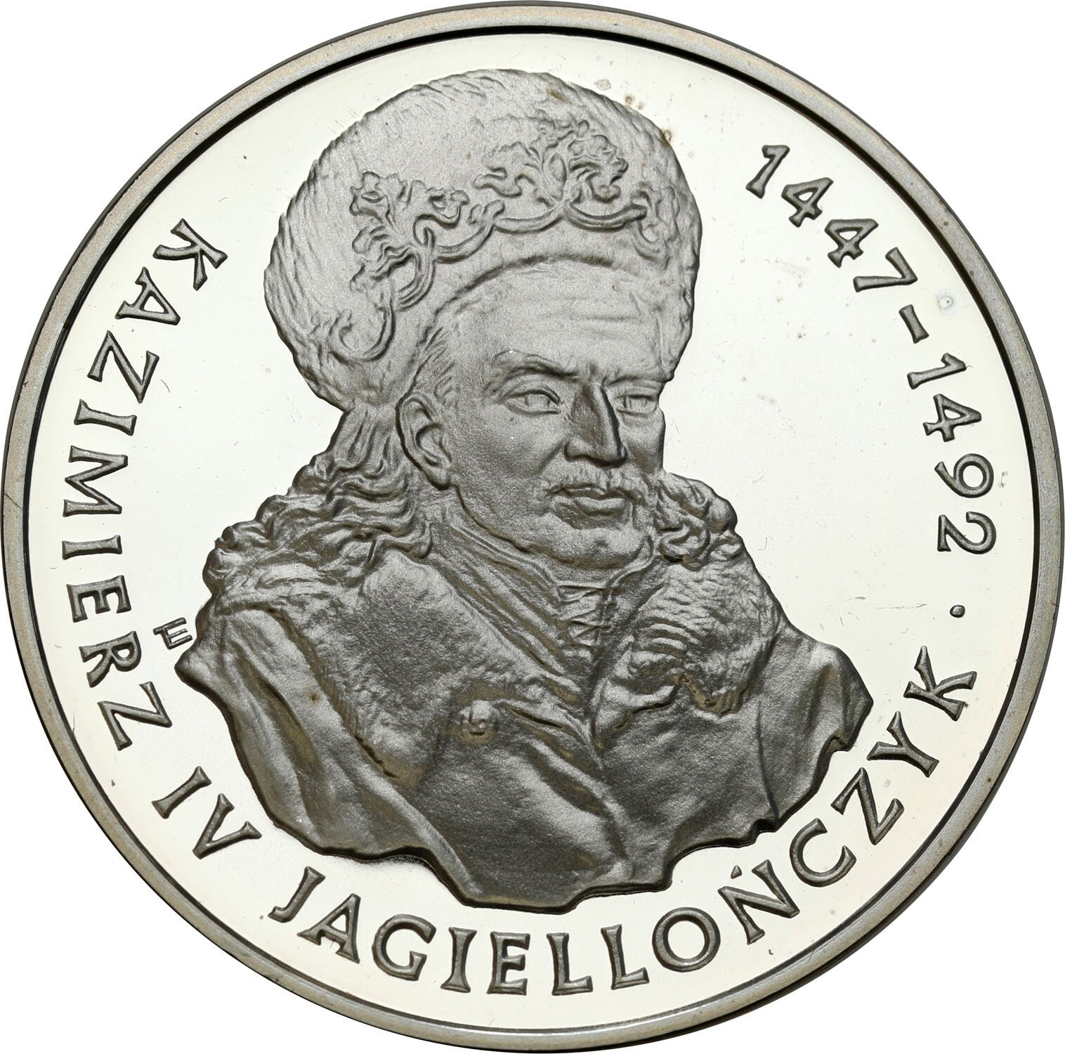 III RP. 200.000 złotych 1993 Kazimierz Jagiellończyk – półpostać