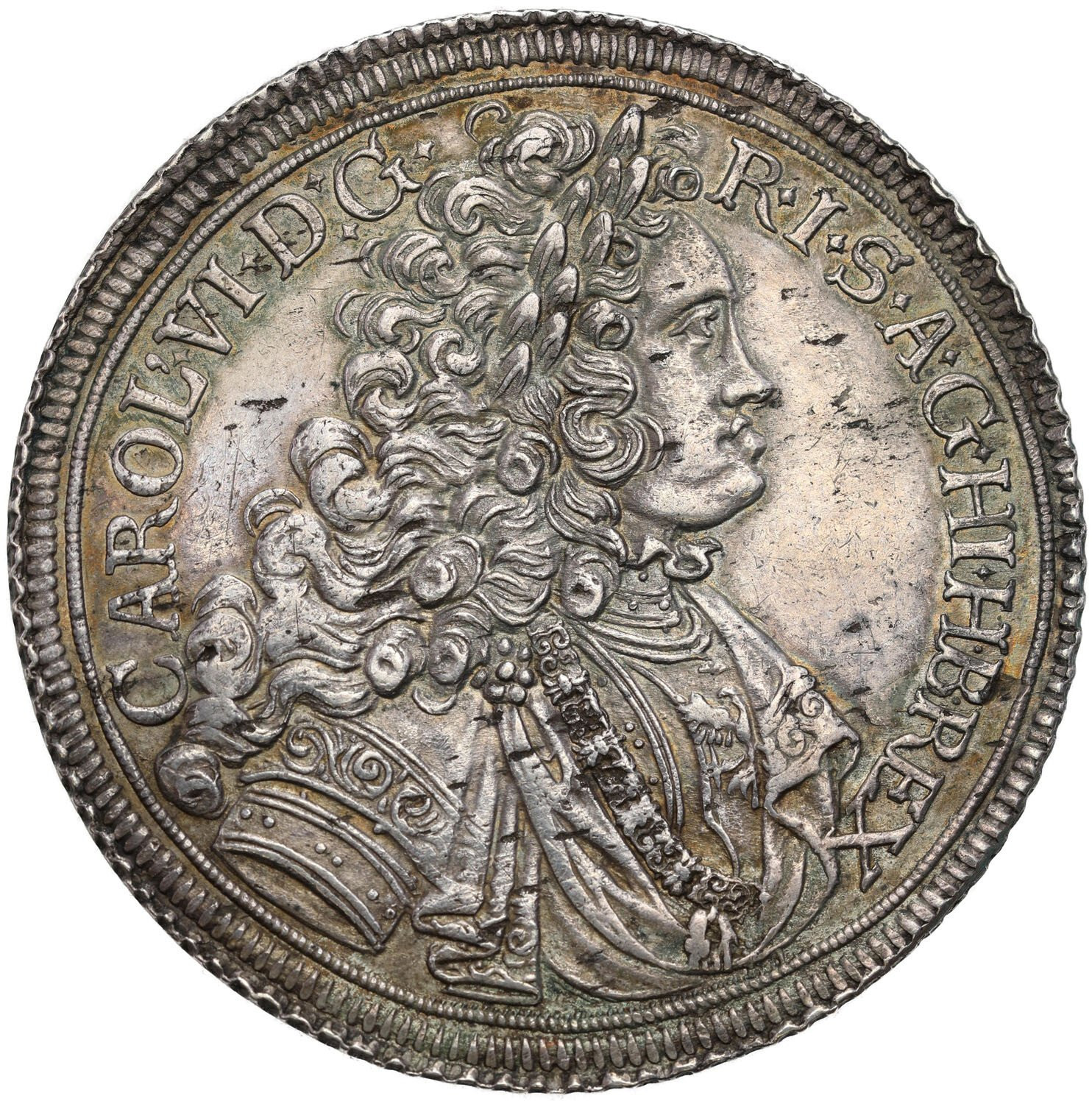 Śląsk. Karol VI (1711–1740). Talar, 1716, Wrocław