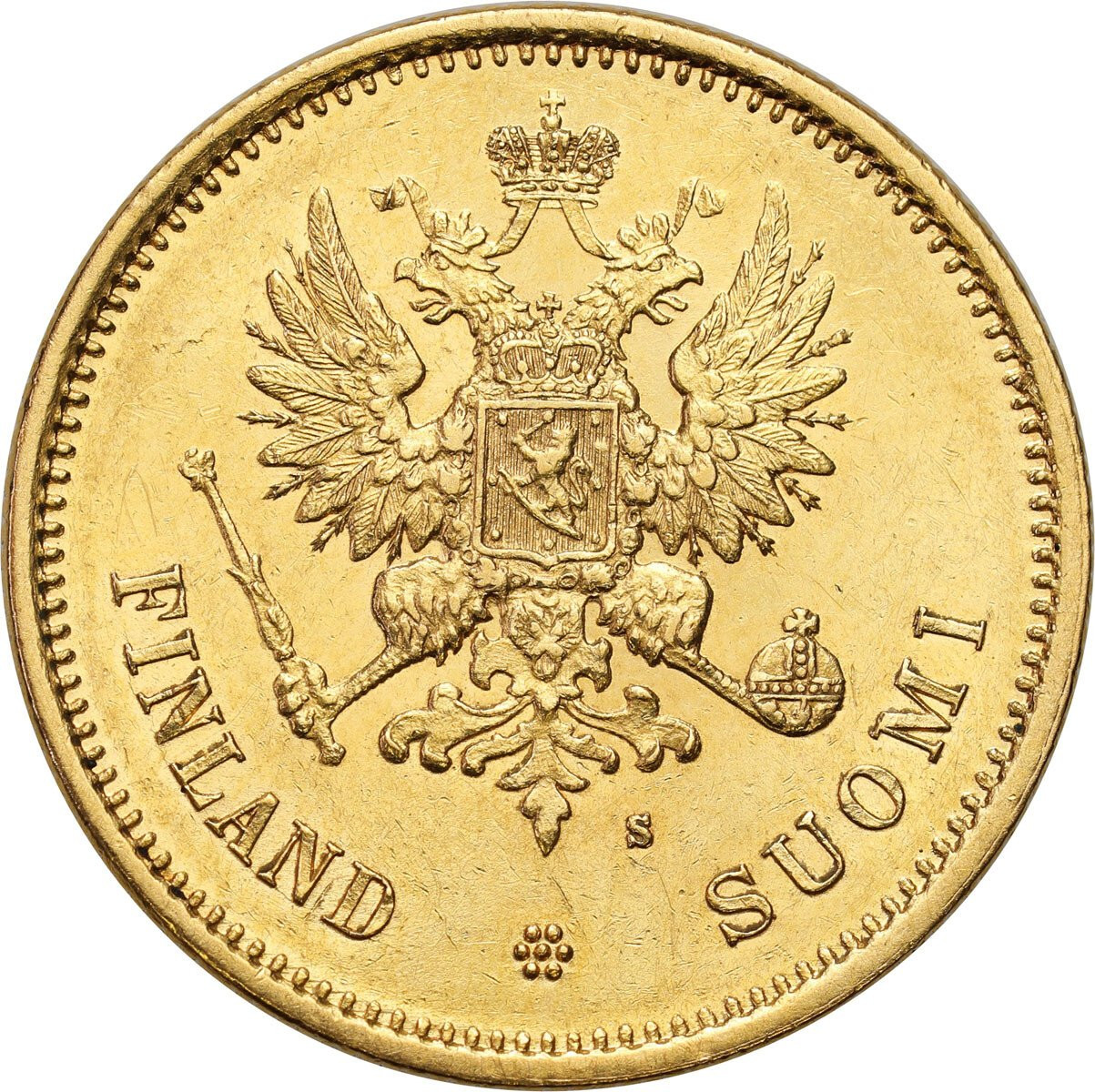 Rosja / Finlandia, okupacja rosyjska. Aleksander II. 20 marek 1878 S, Helsinki