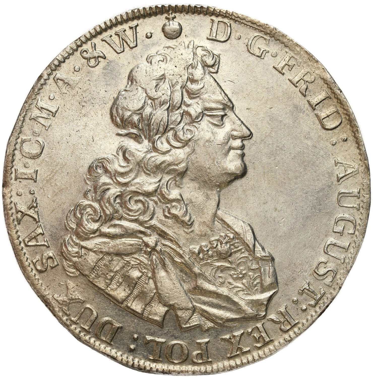 August II Mocny. Talar 1727 IGS, Drezno - PIĘKNY