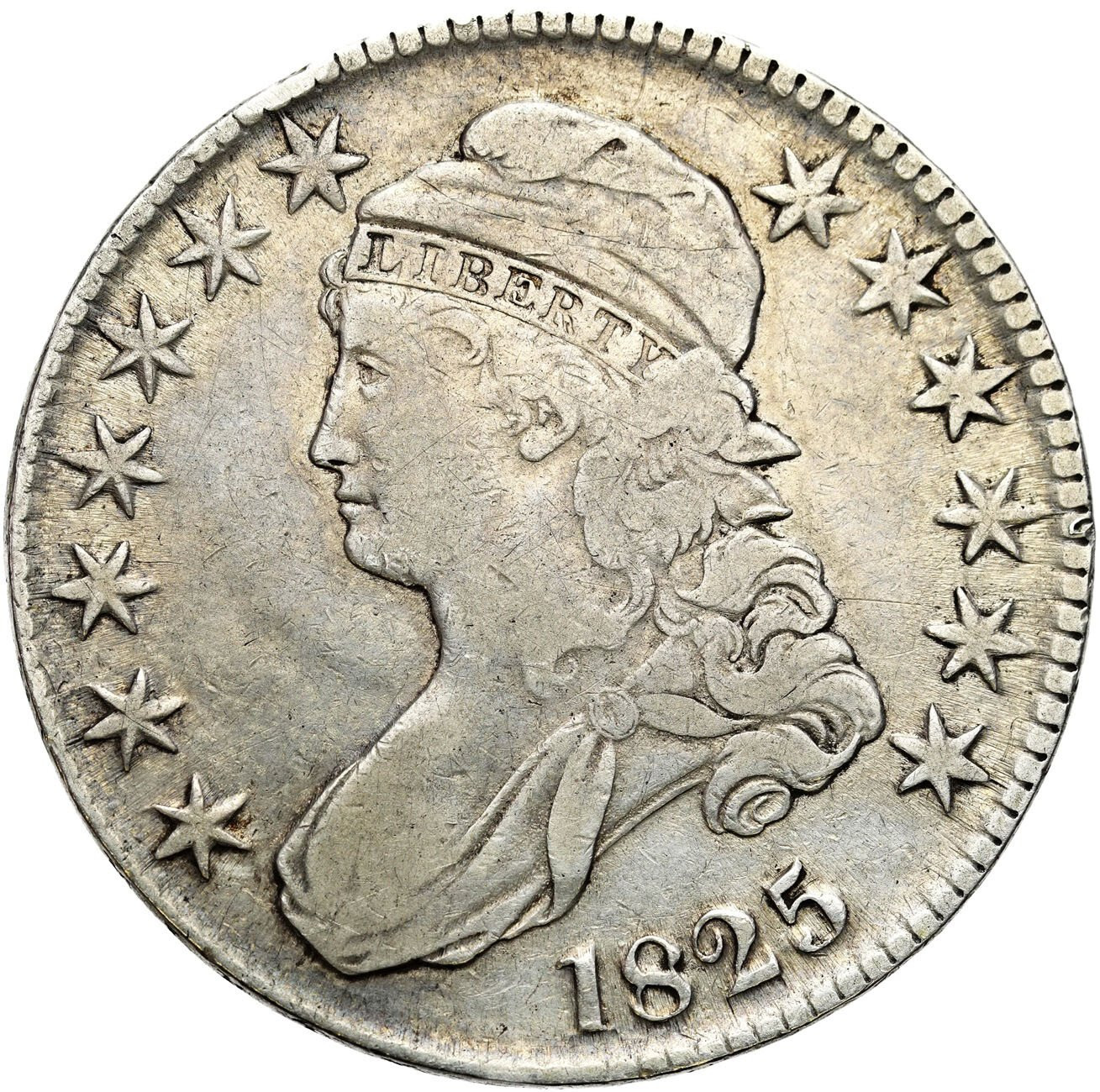 USA. 50 centów (1/2 dolara) 1825, Filadelfia