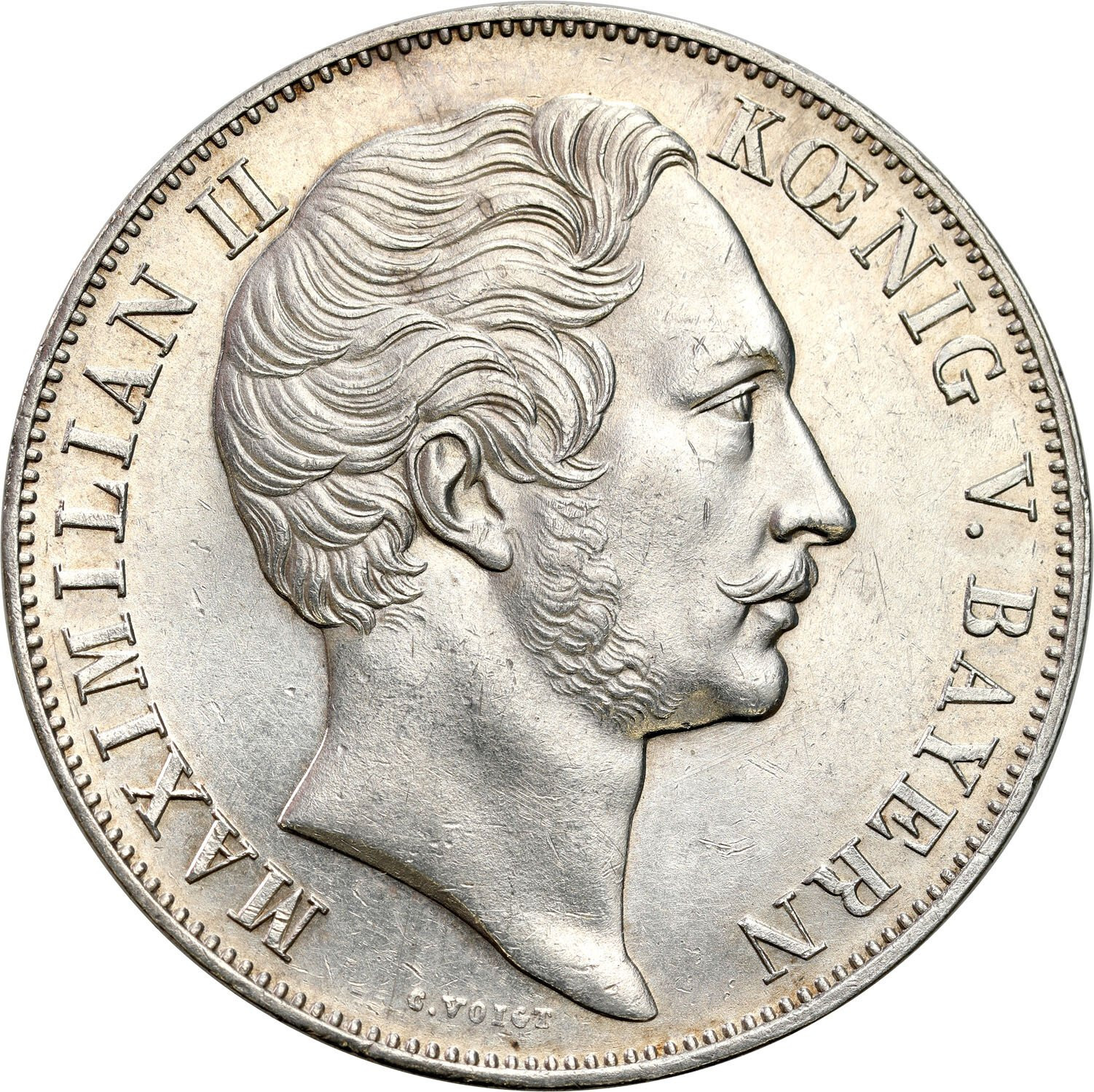 Niemcy, Bawaria. Maksymilian II Józef (1848-1864). Talar 1855, Monachium