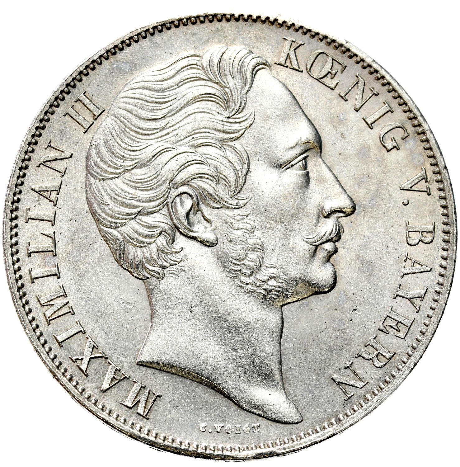 Niemcy, Bawaria. Maksymilian II Józef (1848-1864). Talar 1855, Monachium