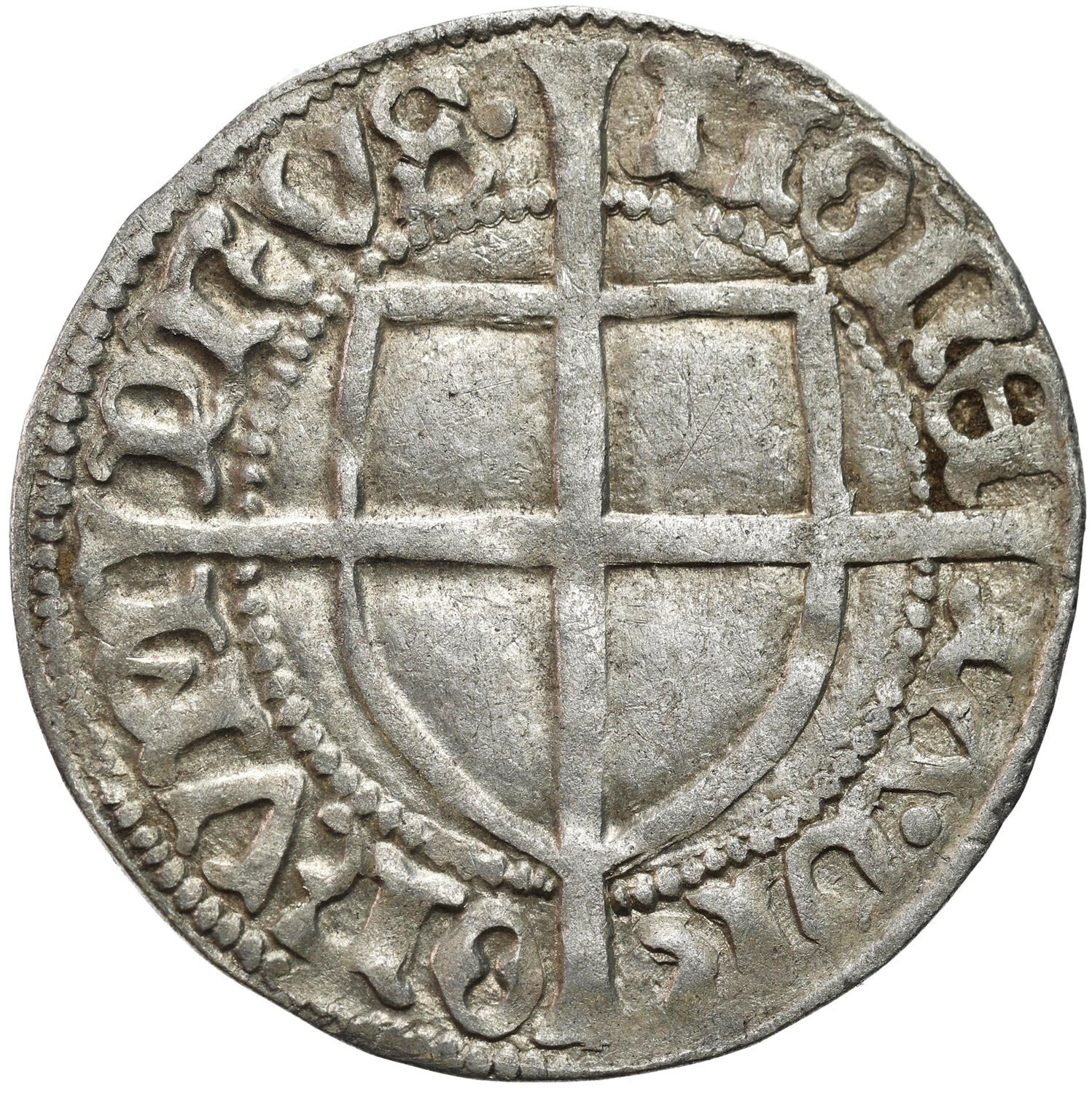 Zakon Krzyżacki. Fryderyk Saski (1498-1510). Grosz - ŁADNY i RZADKI