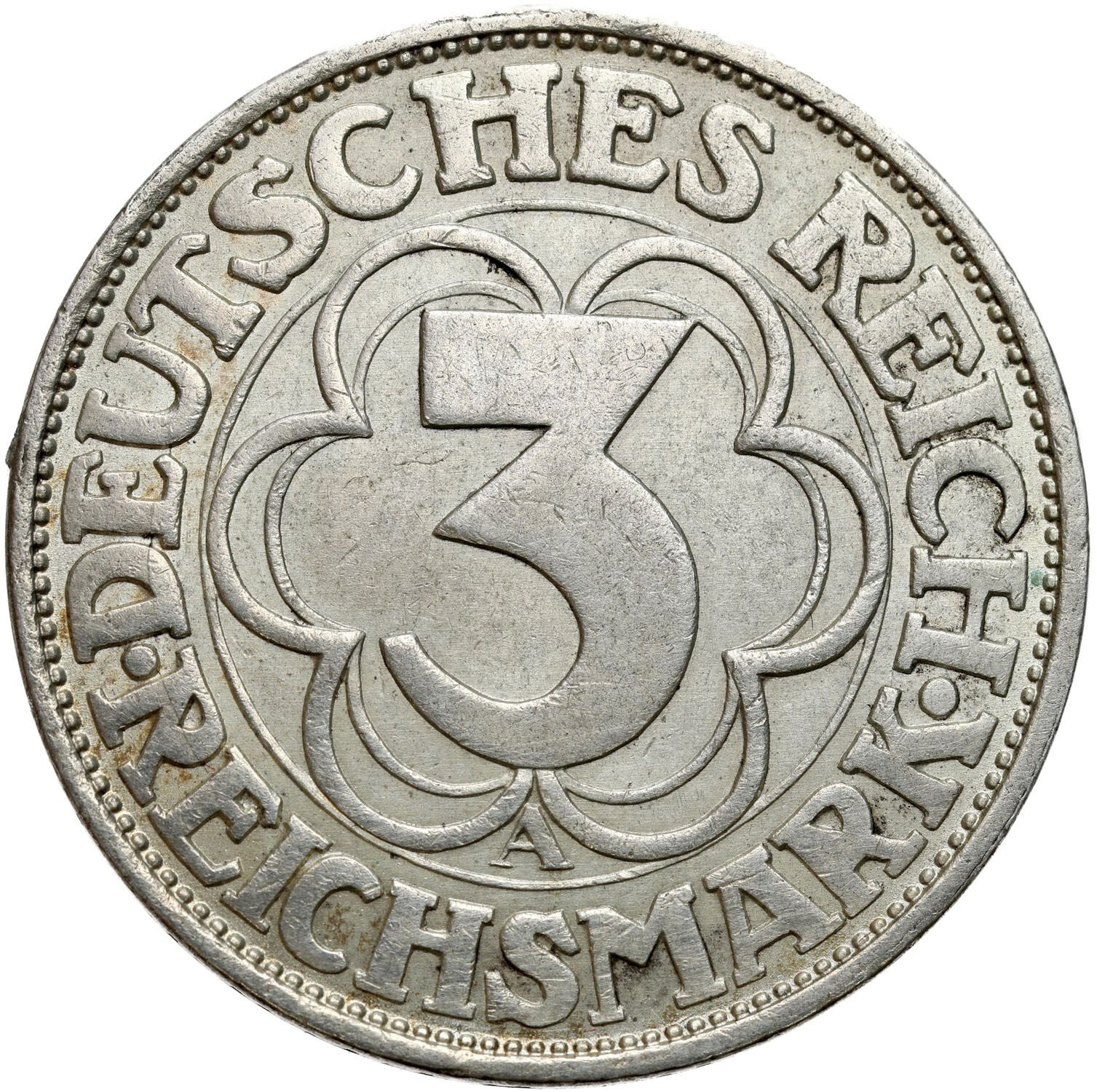 Niemcy, Weimar. 3 marki 1927 A, Berlin