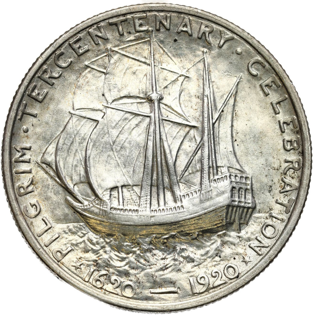 USA 1/2 dolara (50 centów) 1921 Pilgrim Tercentenery, Filadelfia 