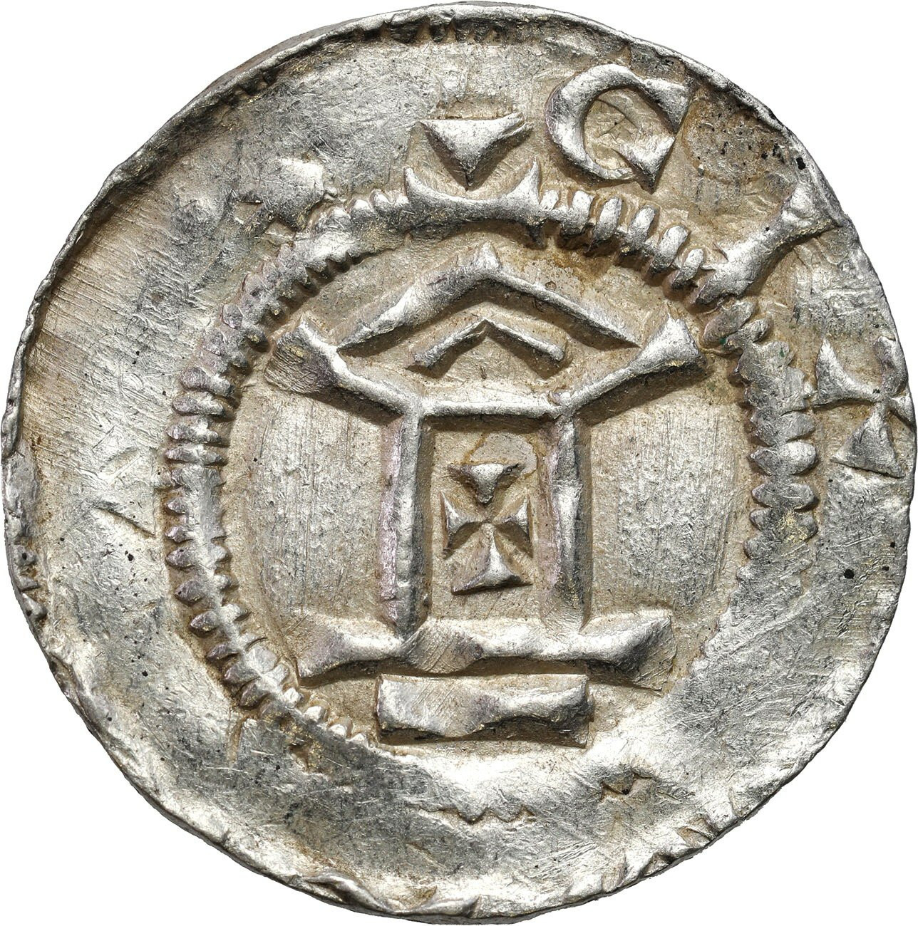 Niemcy, Frankonia – Moguncja. Otto III (983–1002). Denar