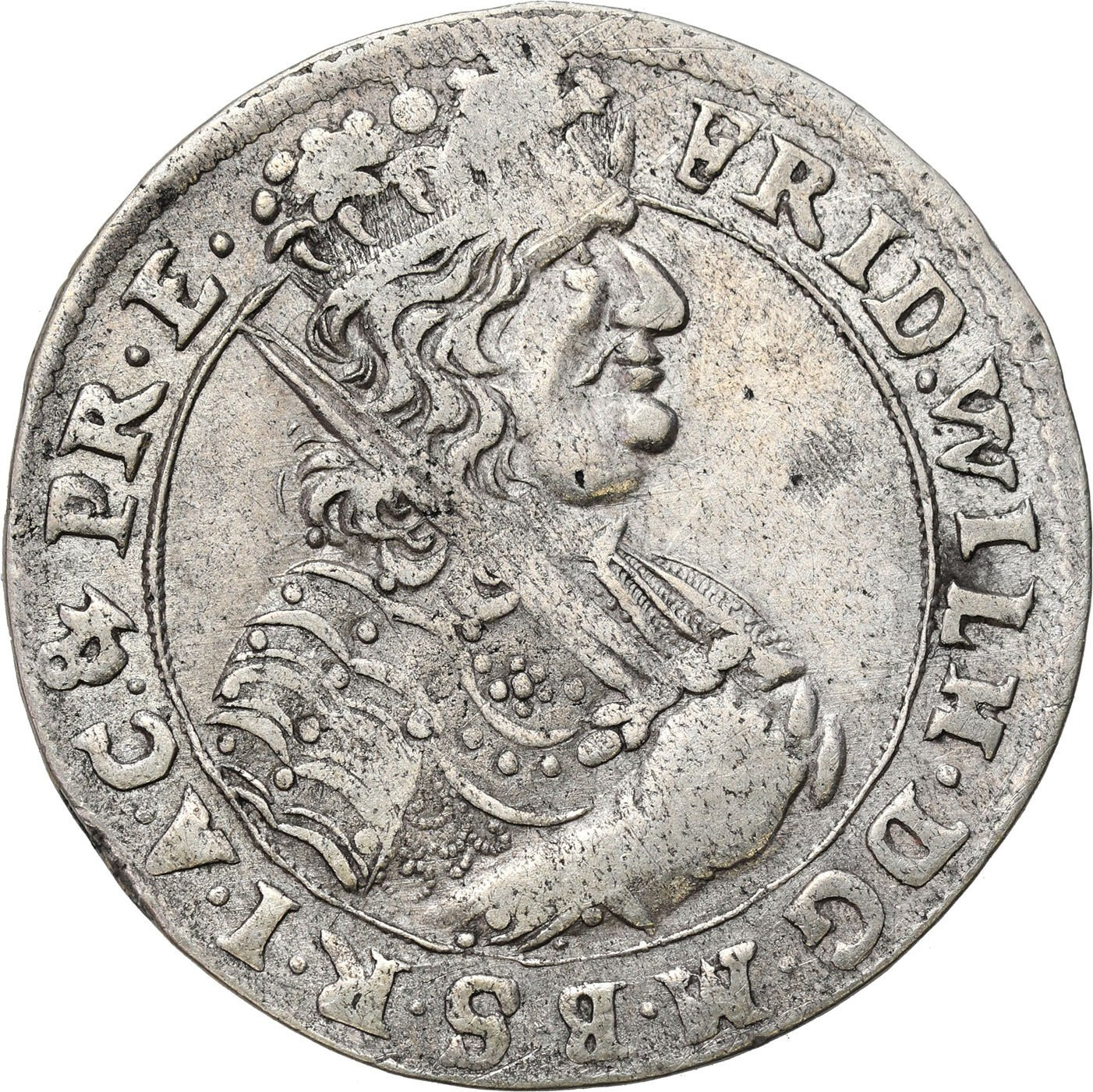 Niemcy, Prusy. Fryderyk Wilhelm. Ort (18 groszy) 1684 H-S, Królewiec