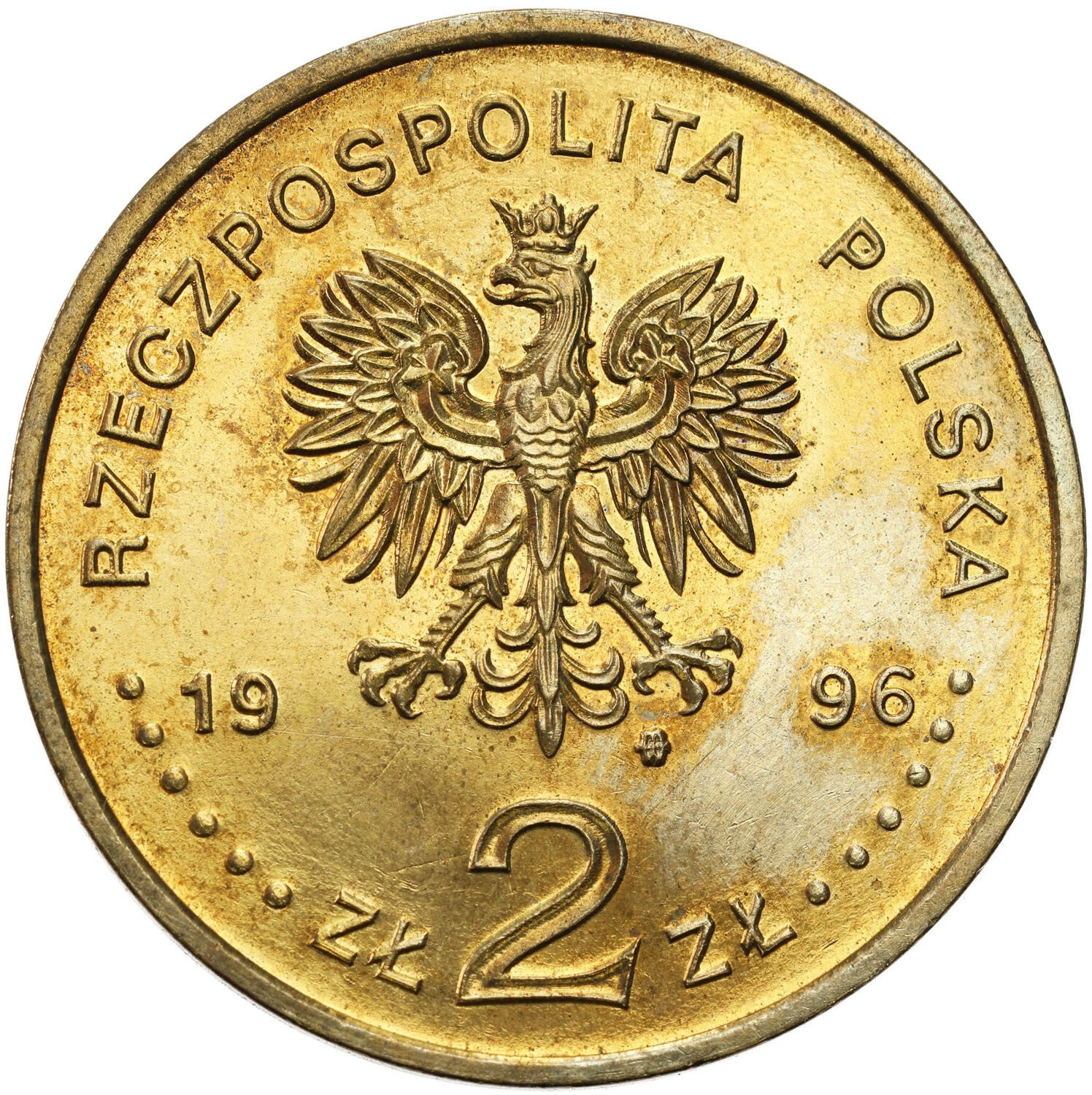 III RP. 2 złote 1996 Zygmunt II August – NAJRZADSZE i PIĘKNE