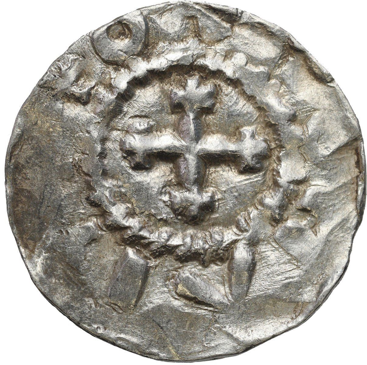 Niemcy, Szwabia – Strasburg. Otto III (983–1002). Denar 983-1002 