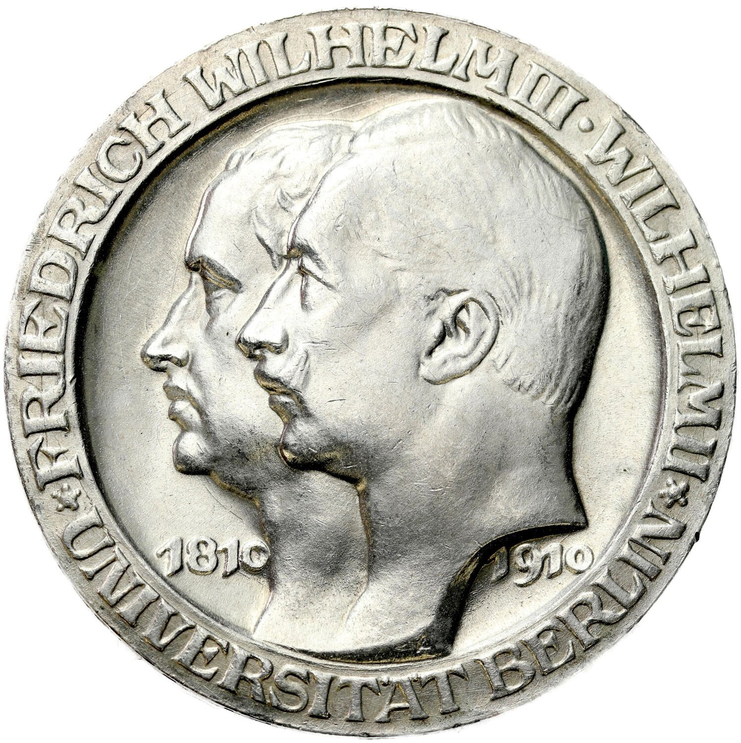 Niemcy, Prusy. 3 marki 1910 A, Uniwersytet Berlin