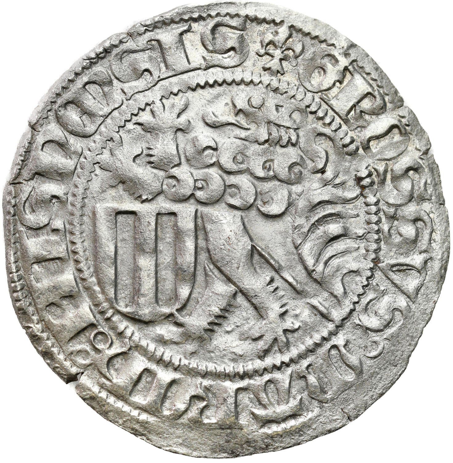 Niemcy, Miśnia. Fryderyk II Łagodny (1428–1464). Grosz miśnieński, Lipsk