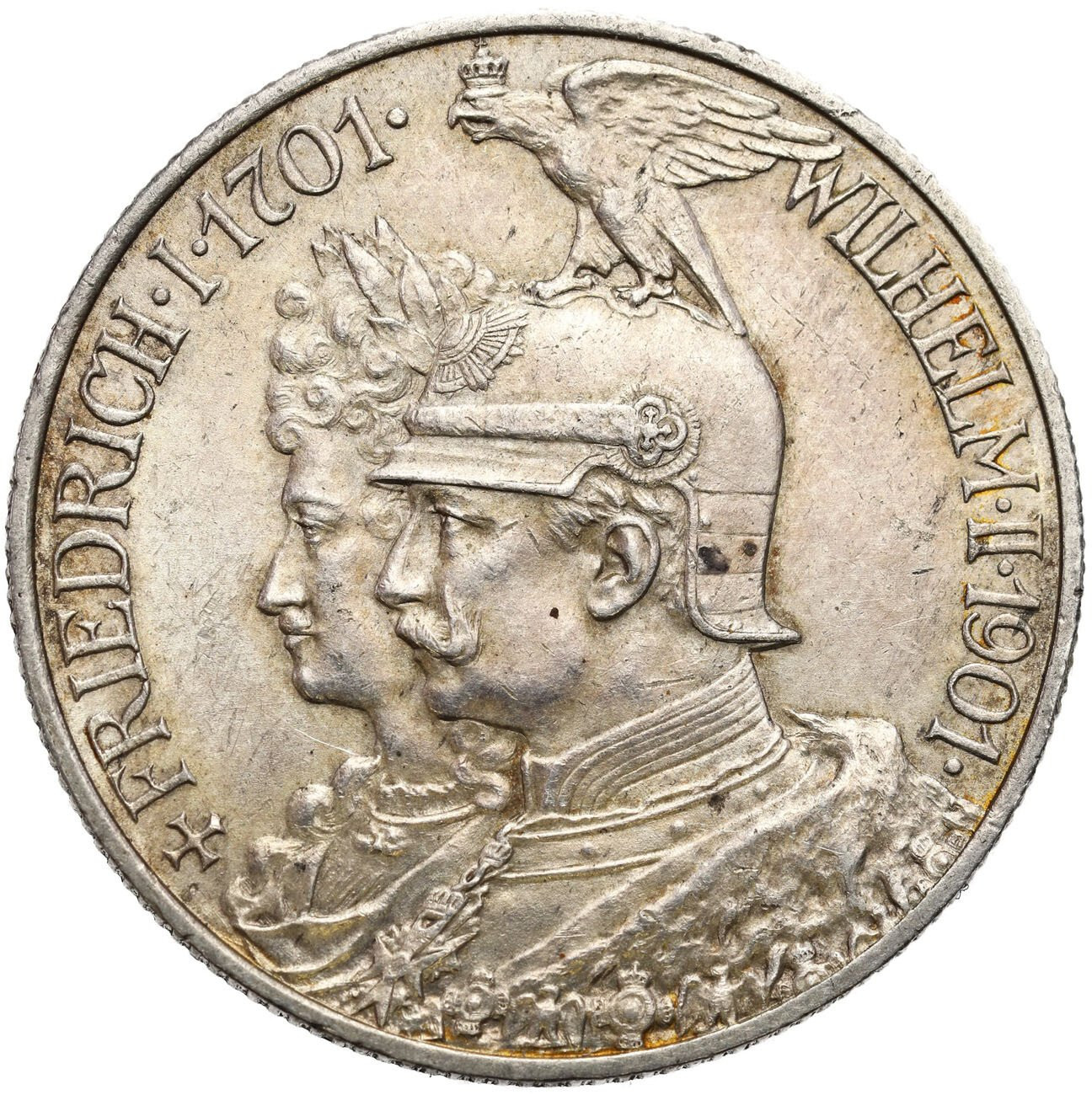 Niemcy, Prusy. Wilhelm II (1888–1918). 2 marki 1901, Berlin