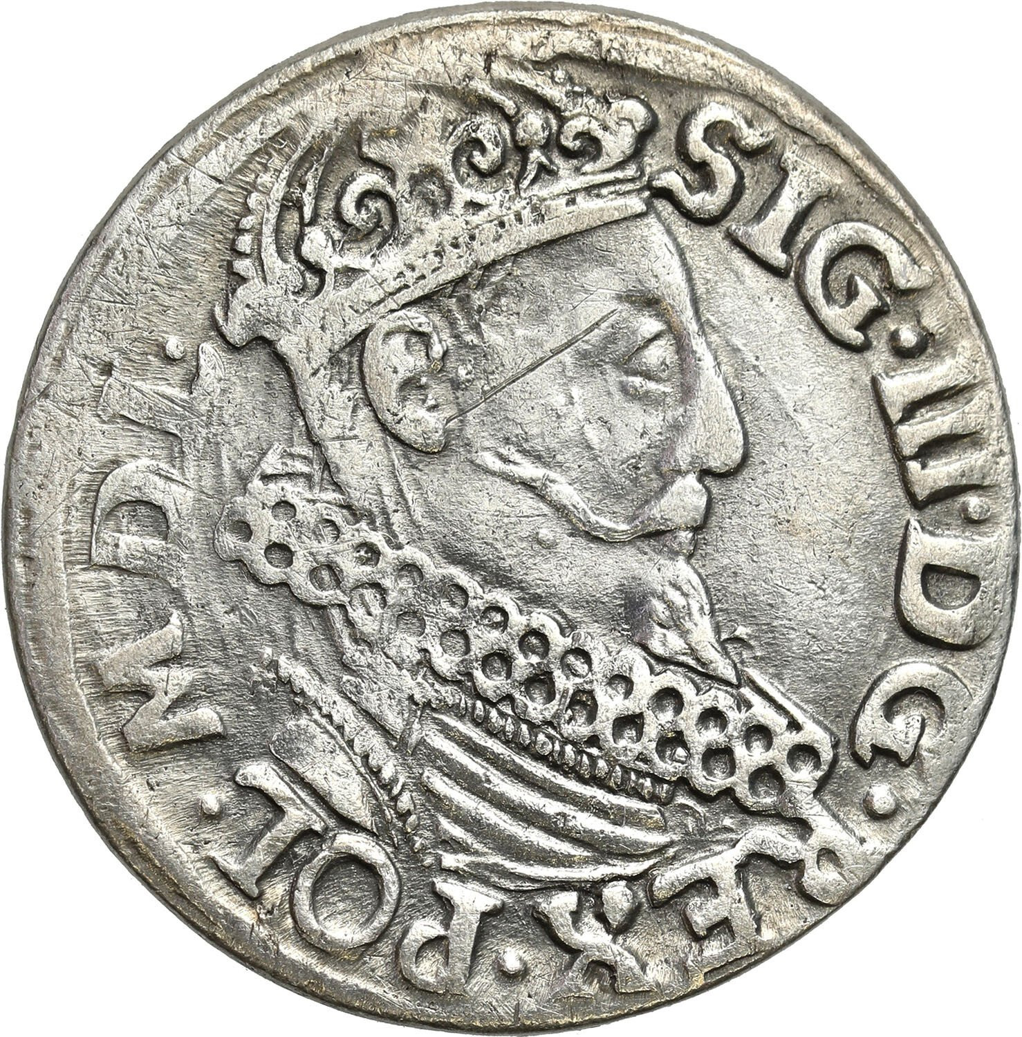 Zygmunt III Waza, Trojak (3 grosze) 1618, Kraków