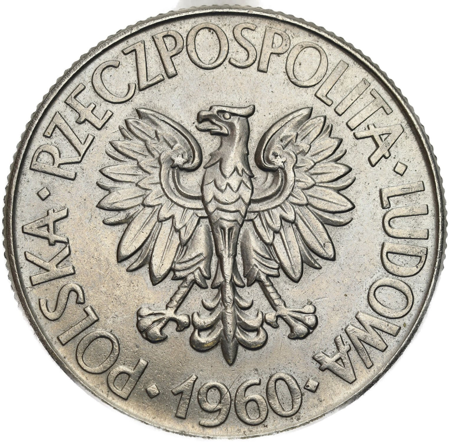 PRL. PRÓBA Nikiel 10 złotych 1960 - Tadeusz Kościuszko