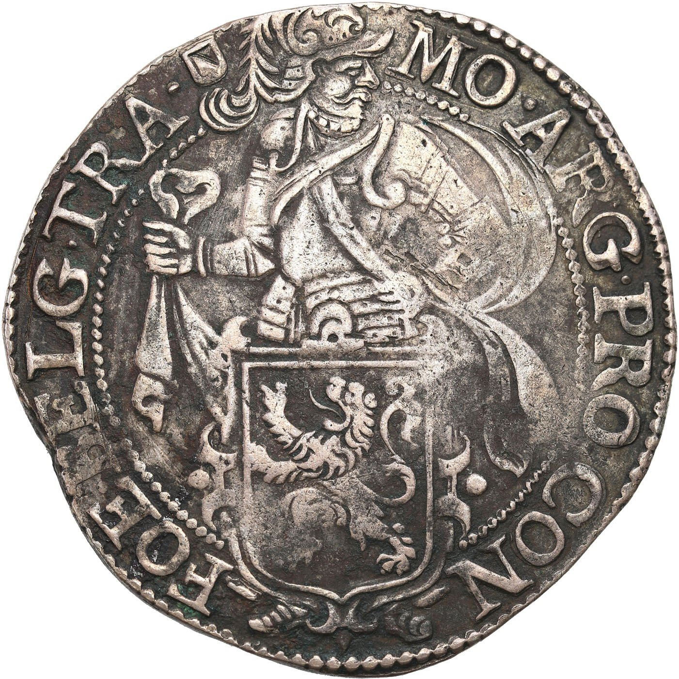 Niderlandy, Utrecht. Talar lewkowy (Leeuwendaalder) 1648