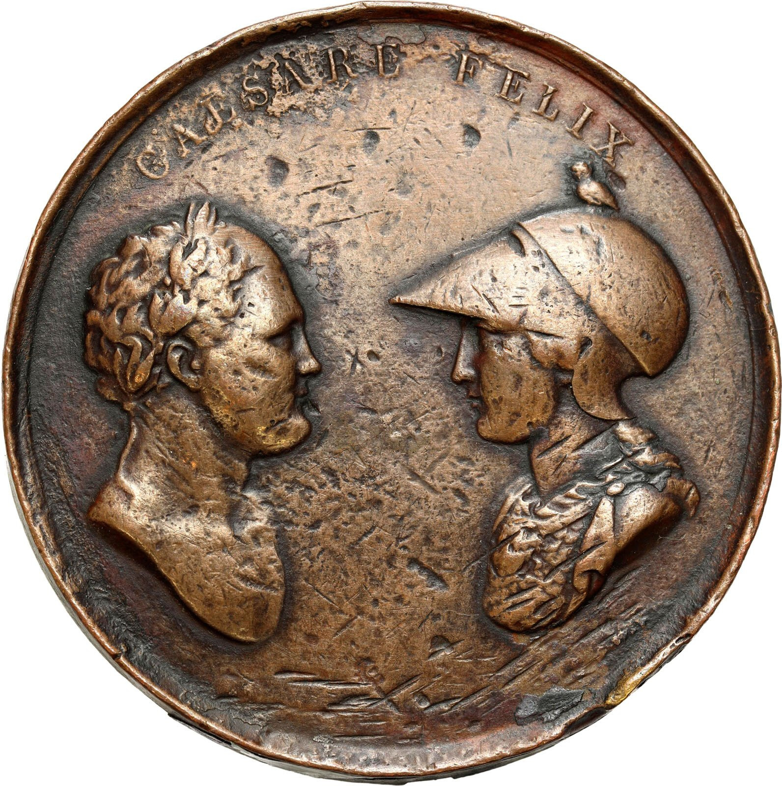 Polska. Medal 1818 - założenia Uniwersytetu Warszawskiego - RZADKI