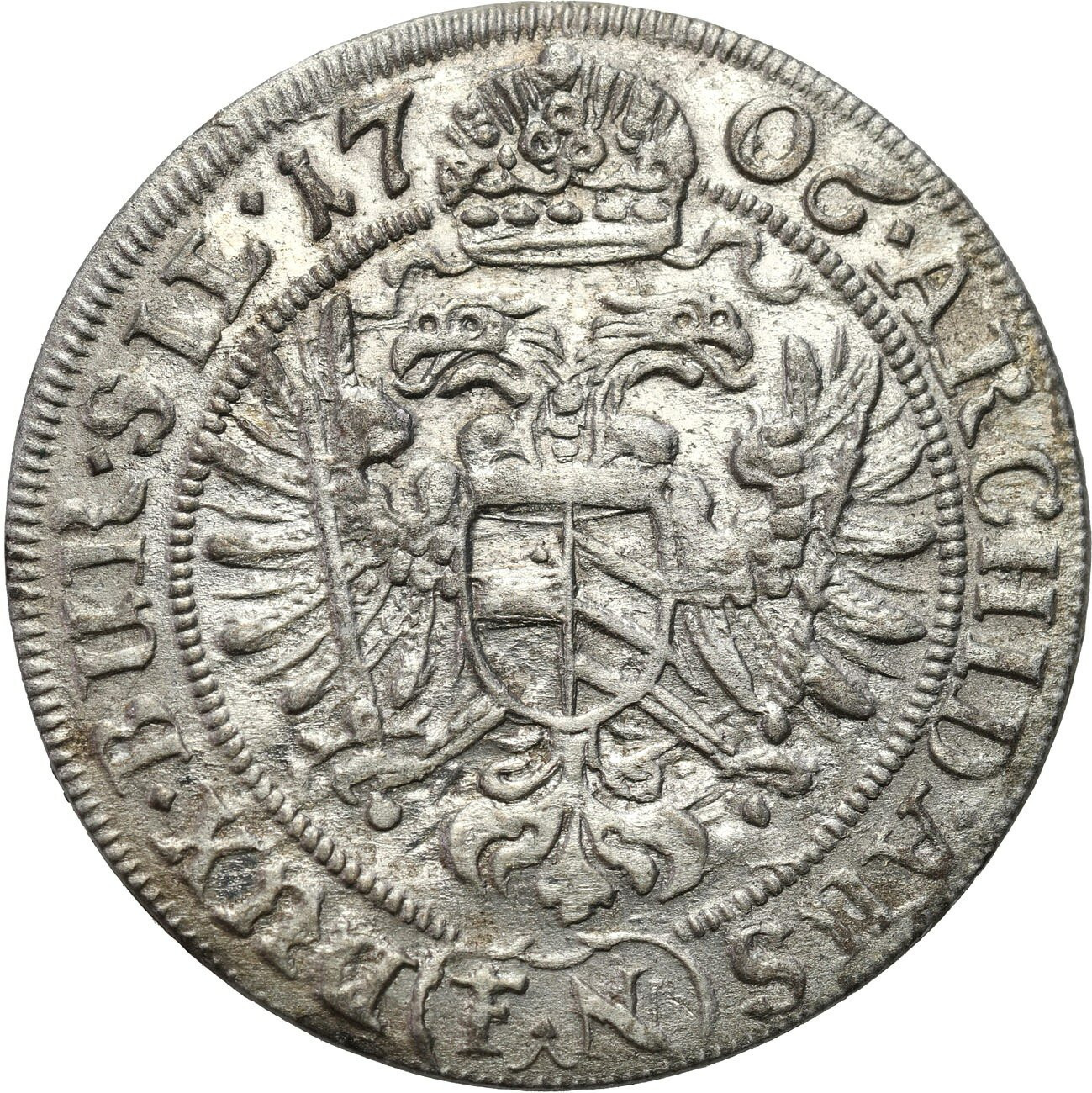 Śląsk, Józef I (1705-1711). 3 krajcary 1706 FN, Wrocław – ŁADNE