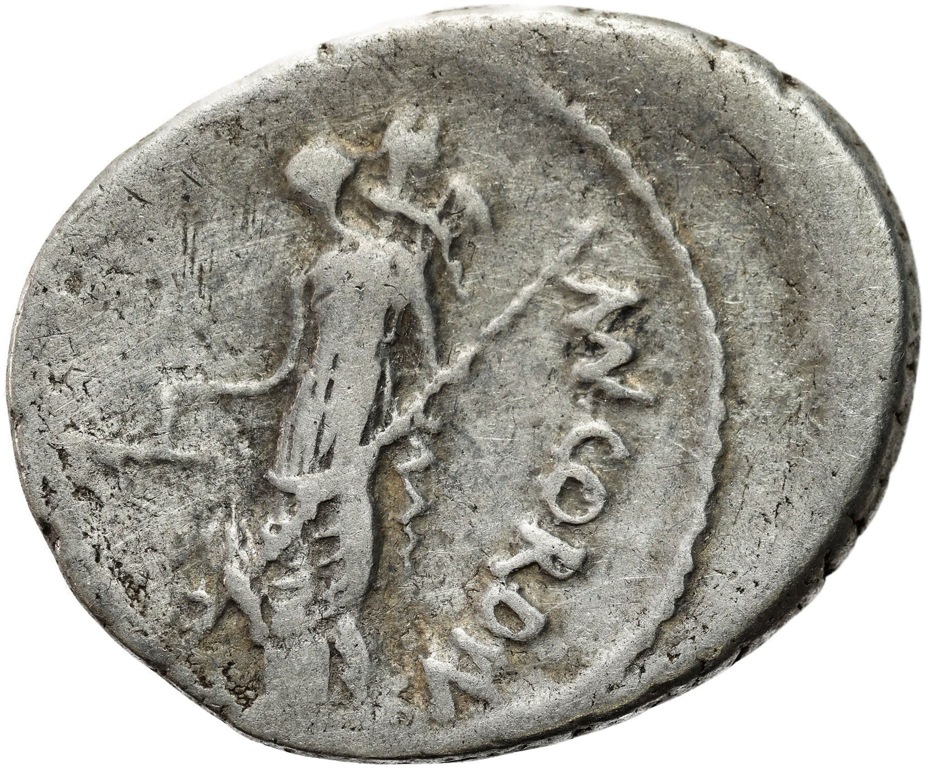 Republika Rzymska, Denar, Manius Cordius Rufus, 46 p.n.e., Rzym