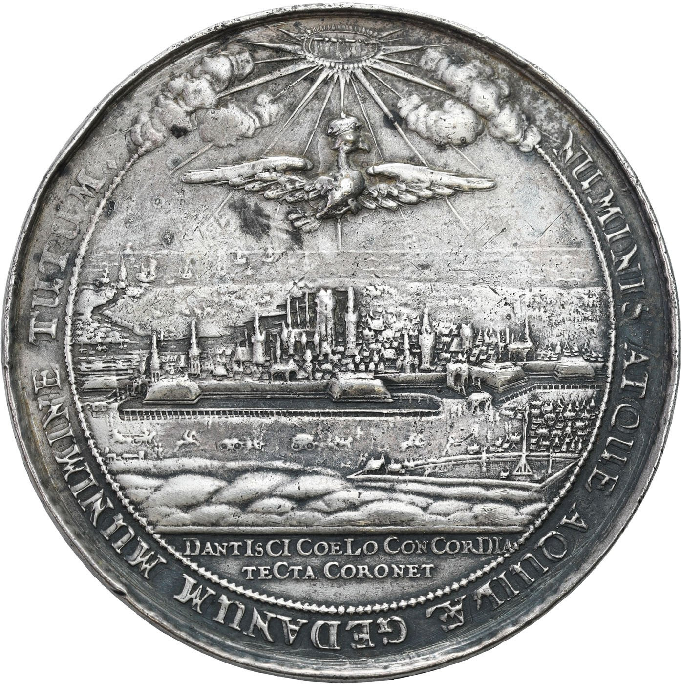 Medal. Jan II Kazimierz. Medal 1653, Gdańsk, srebro 