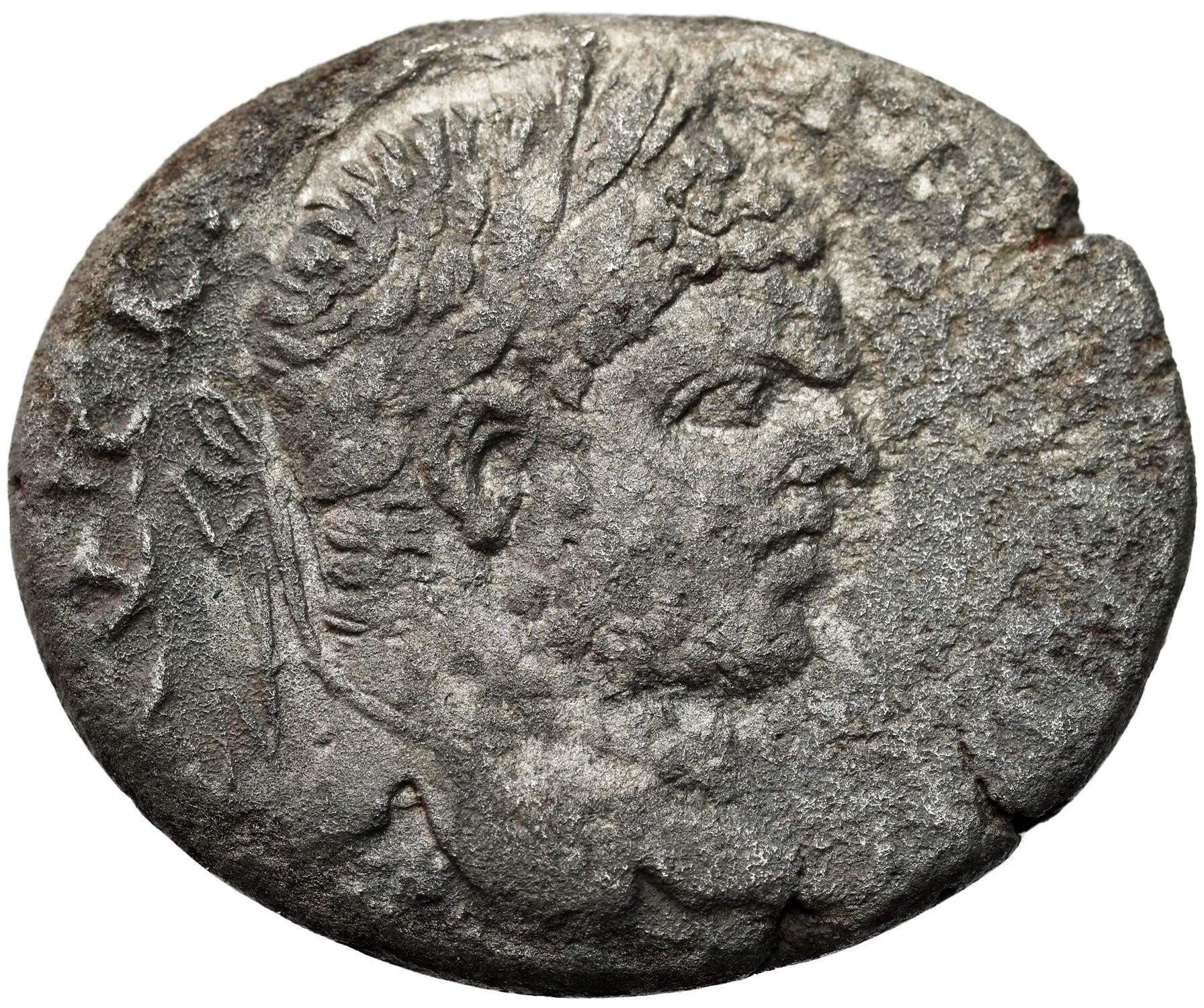 Rzym Prowincjonalny, Syria, Tetradrachma , Caracalla 196 - 217 n. e., Antiochia