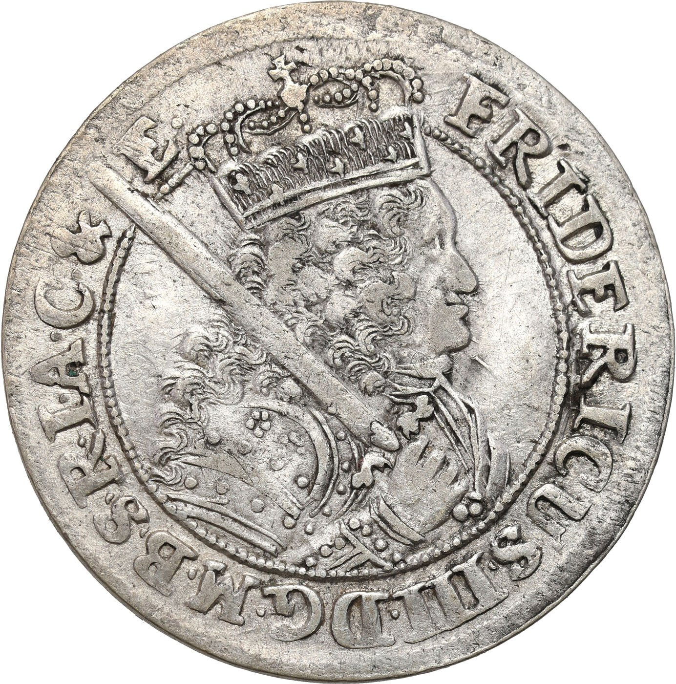 Niemcy, Brandenburgia-Prusy. Fryderyk III (1688–1701). Ort 1699 SD, Królewiec