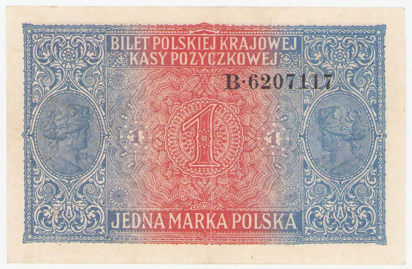 1 marka polska 1916 seria B – Generał