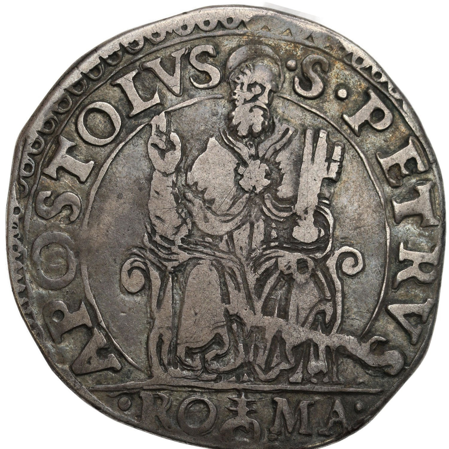 Włochy, Watykan. Sede Vacante. Testone 1559