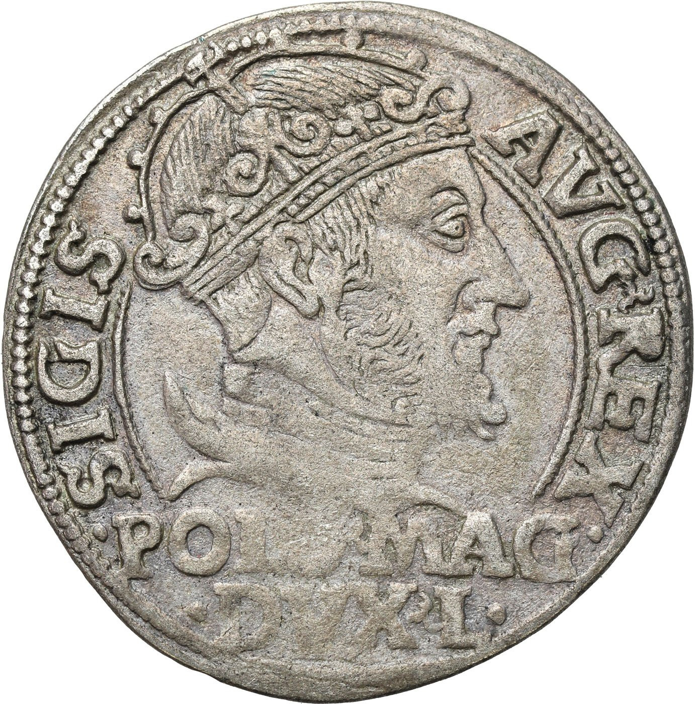 Zygmunt II August. Grosz na stopę polską 1548, Wilno