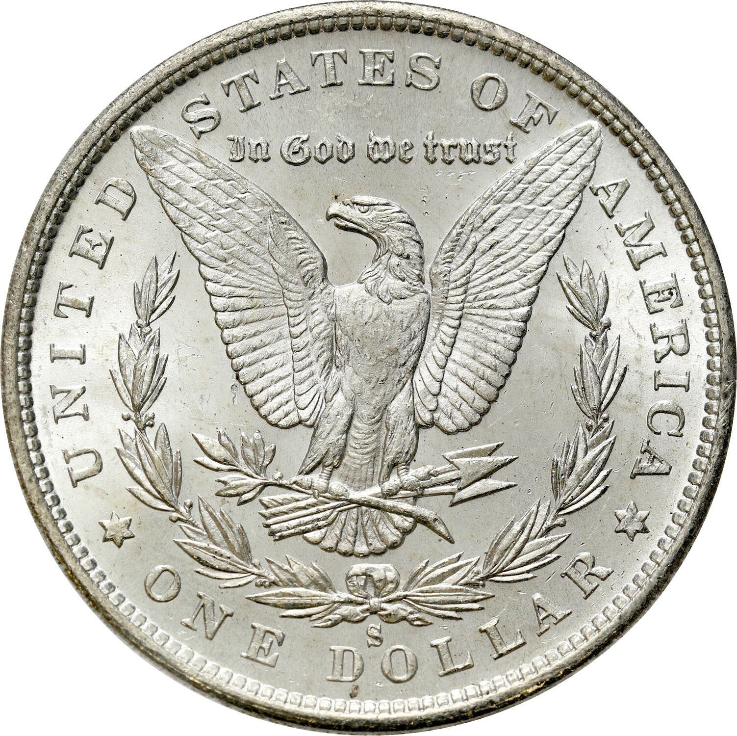 USA. Dolar 1880 S, San Francisco ANT MS67 - PIĘKNA