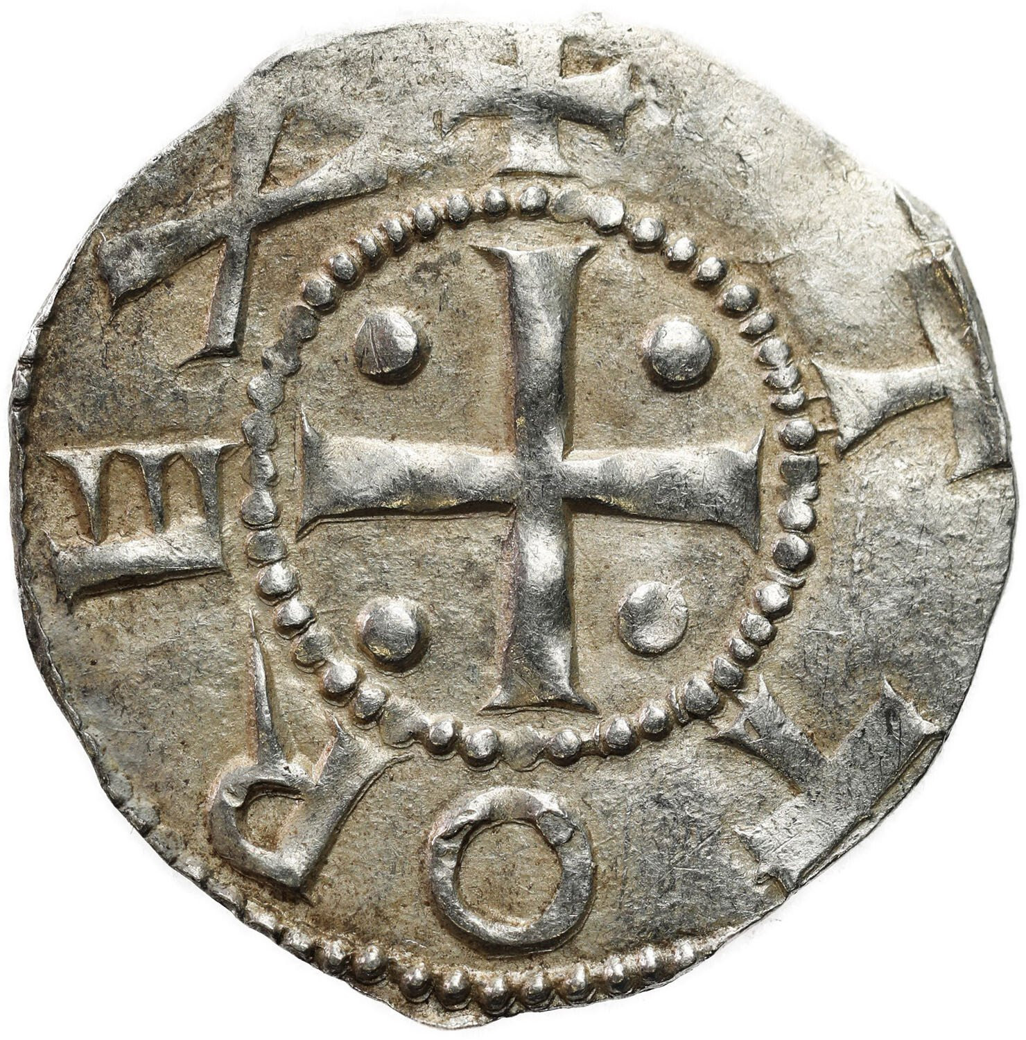 Niemcy, Dolna Lotaryngia – Kolonia. Otto III (983-1002). Denar