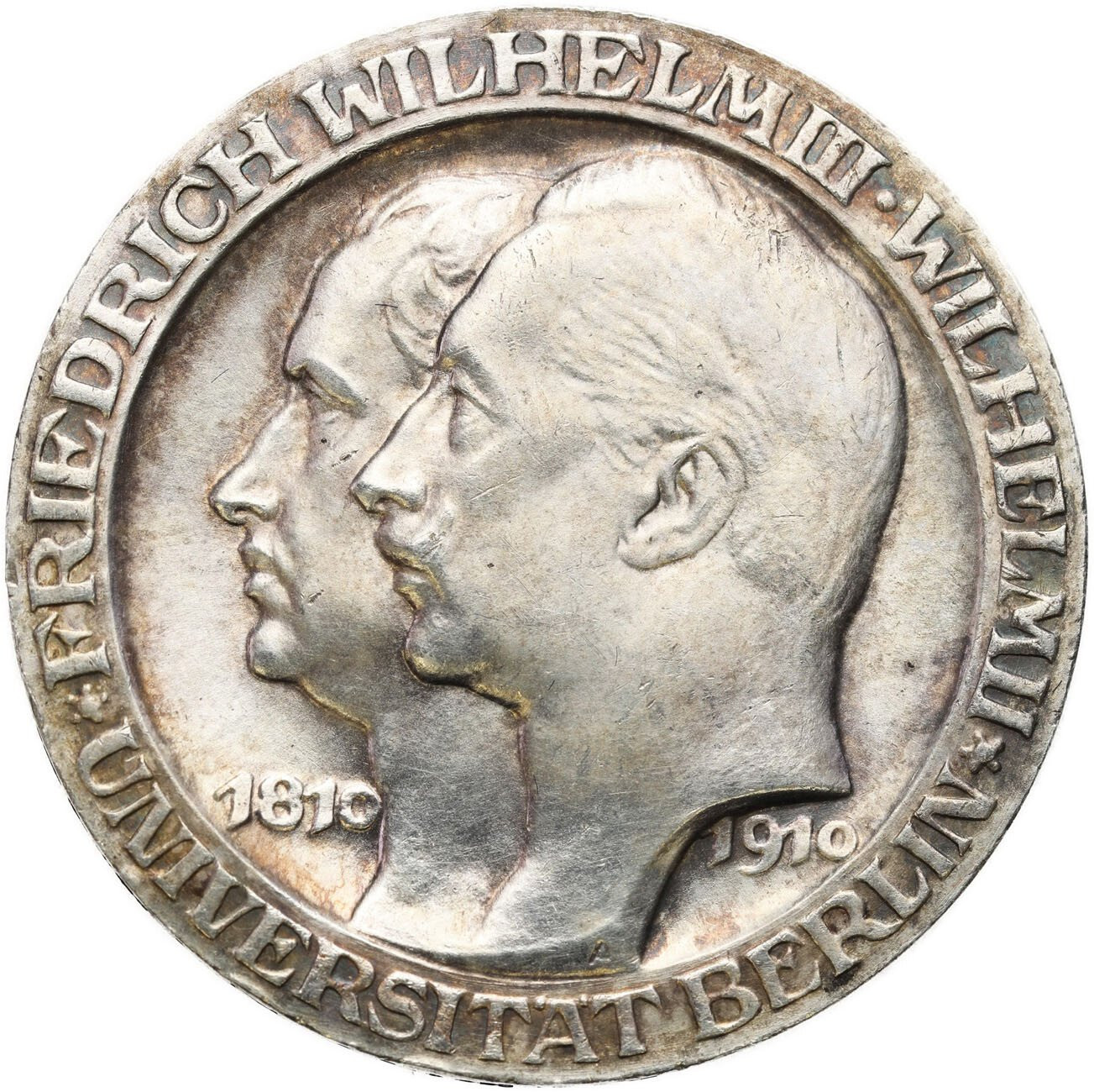 Niemcy, Prusy. 3 marki 1910 A, Uniwersytet Berlin