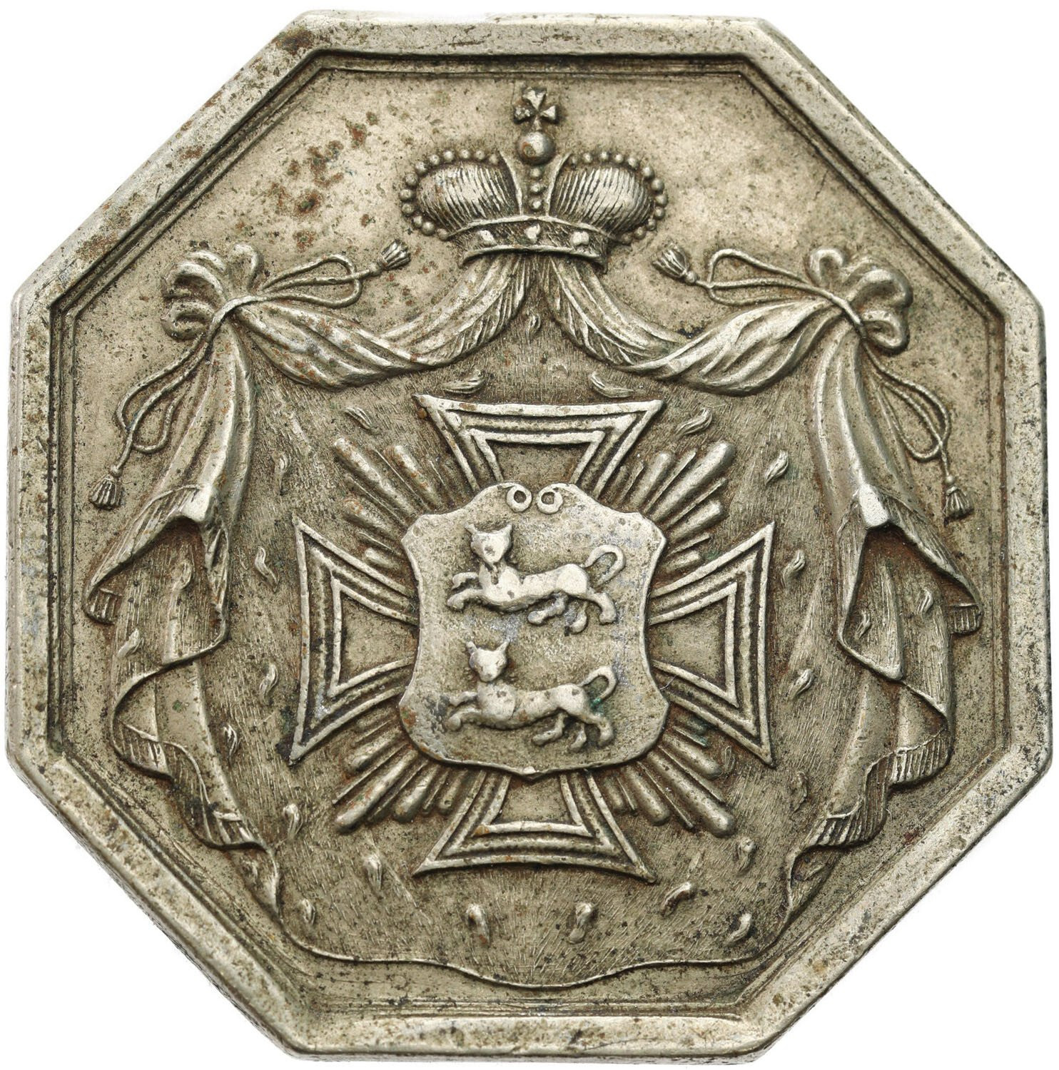 Śląsk, Wrocław. Józef Hohenlohe (1795–1817). Medal ośmiokątny 