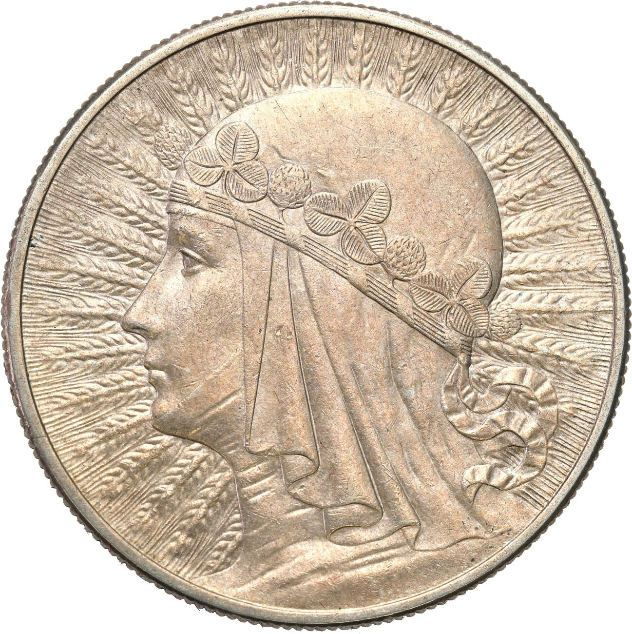 II RP. 10 złotych 1932 bez znaku mennicy