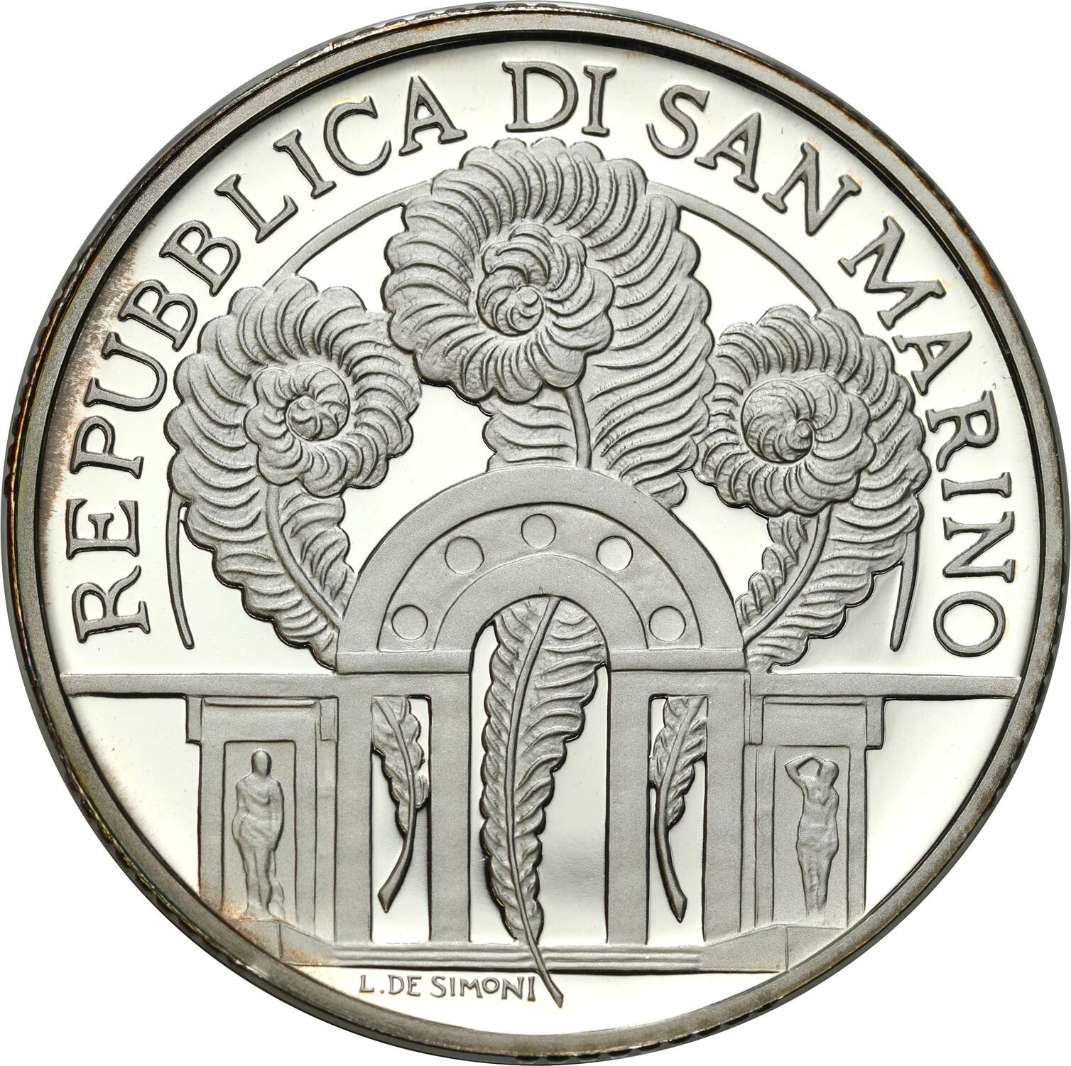 Włochy. San Marino. 10 euro 2008 Andrea Palladio