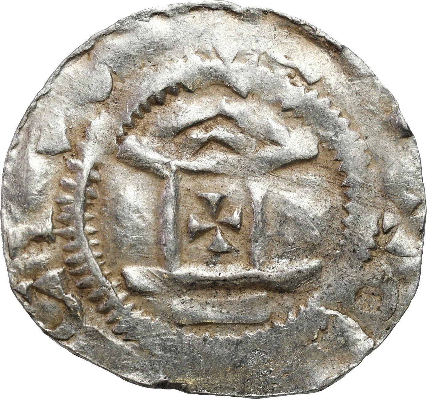 Niemcy, Frankonia – Moguncja. Otto III (983–1002). Denar