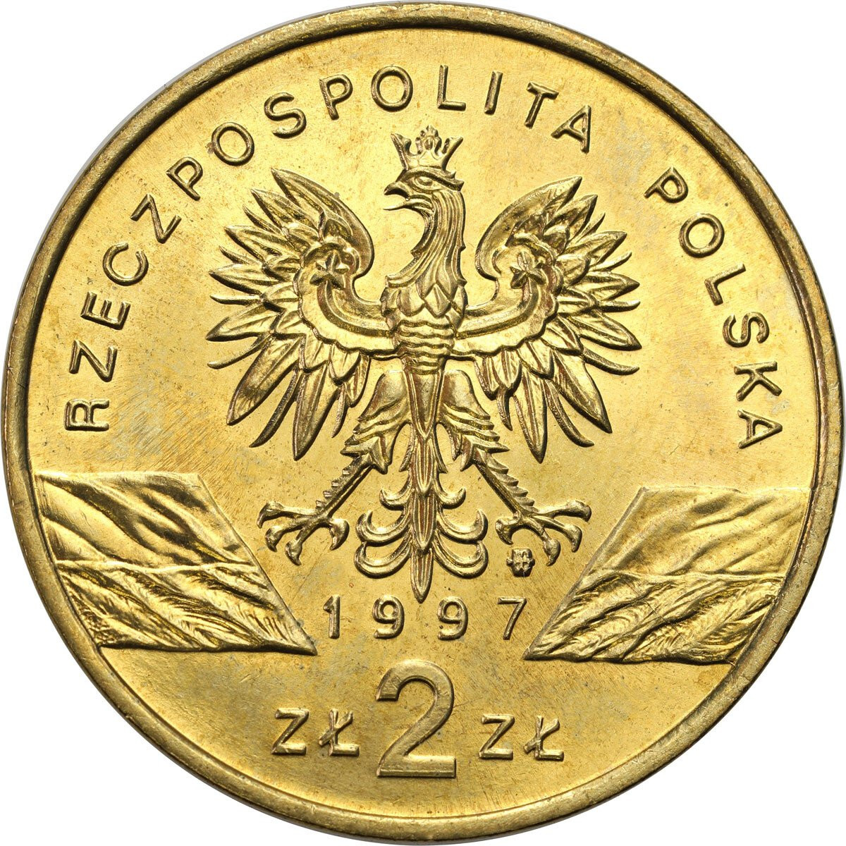 III RP. 2 złote 1997 Jelonek Rogacz – RZADSZE