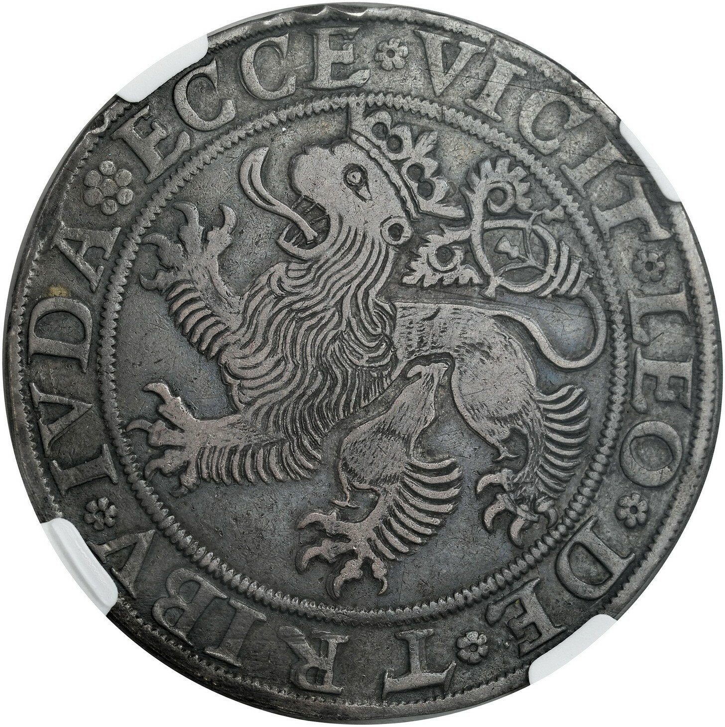 Powiązane z Polską. Śląsk. Ferdynand I (1527-1564). Talar miejski 1544, Wrocław NGC XF45 - RZADKI