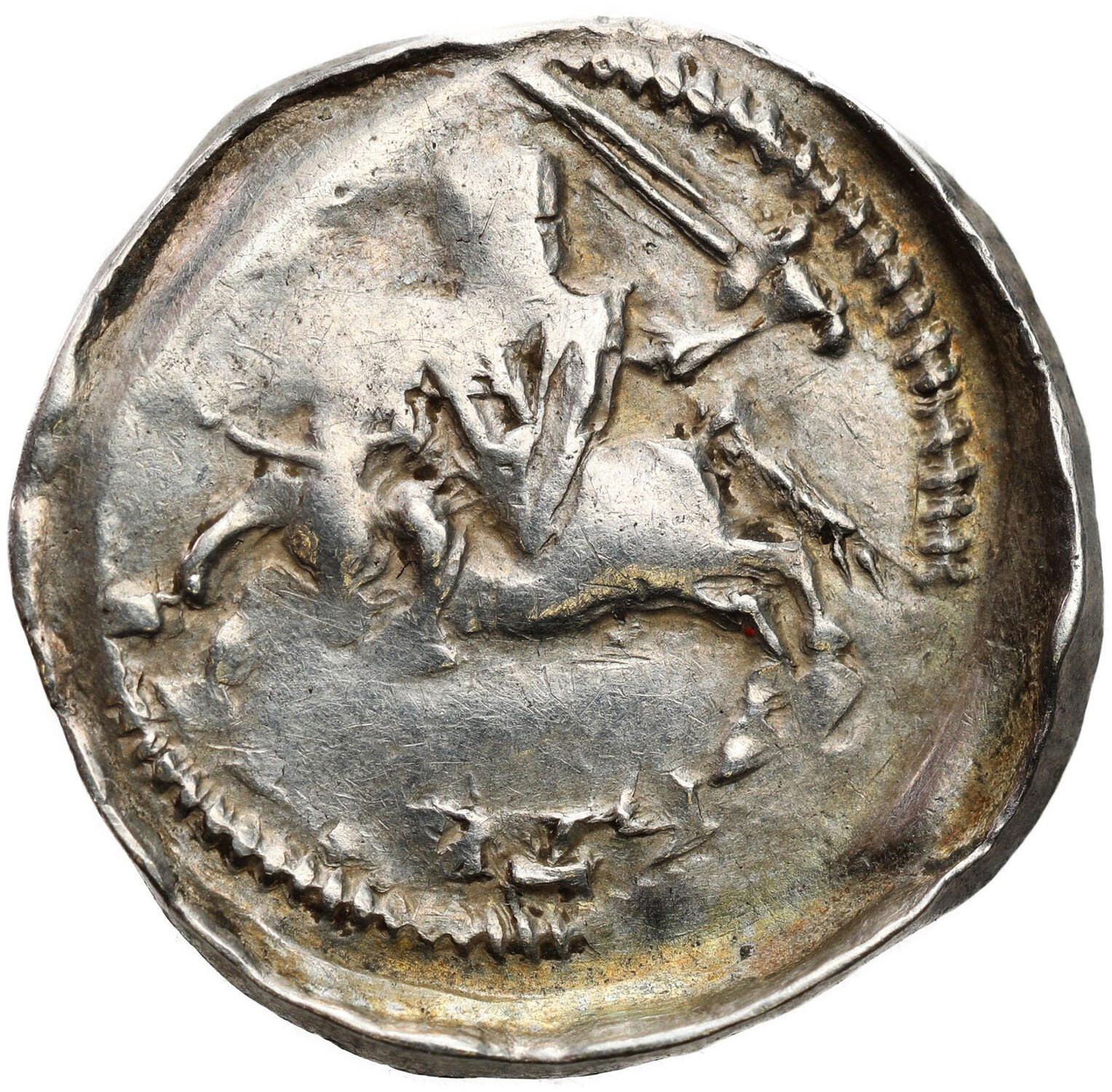 Luksemburg. Henri V le Blondel (1247-1281). Denar bez daty