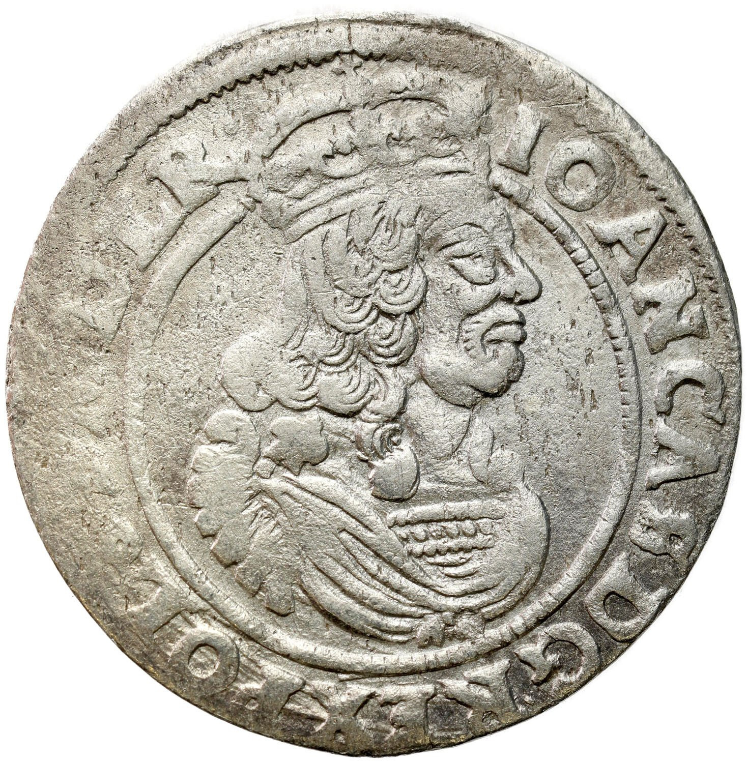 Jan II Kazimierz. Szóstak 1665 AT, Bydgoszcz - ex Pączkowski